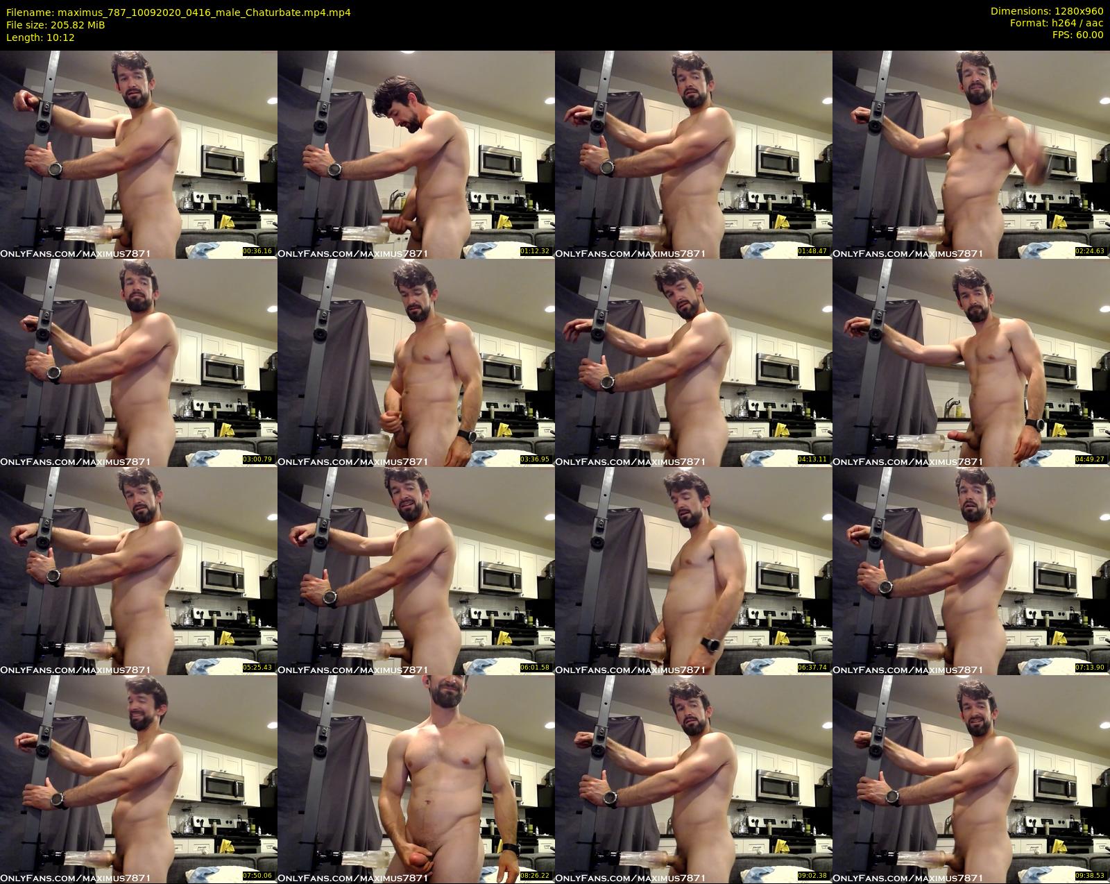 maximus_787 — 11 minute Chaturbate male cam show recording, 720p, Sep 10, 2020