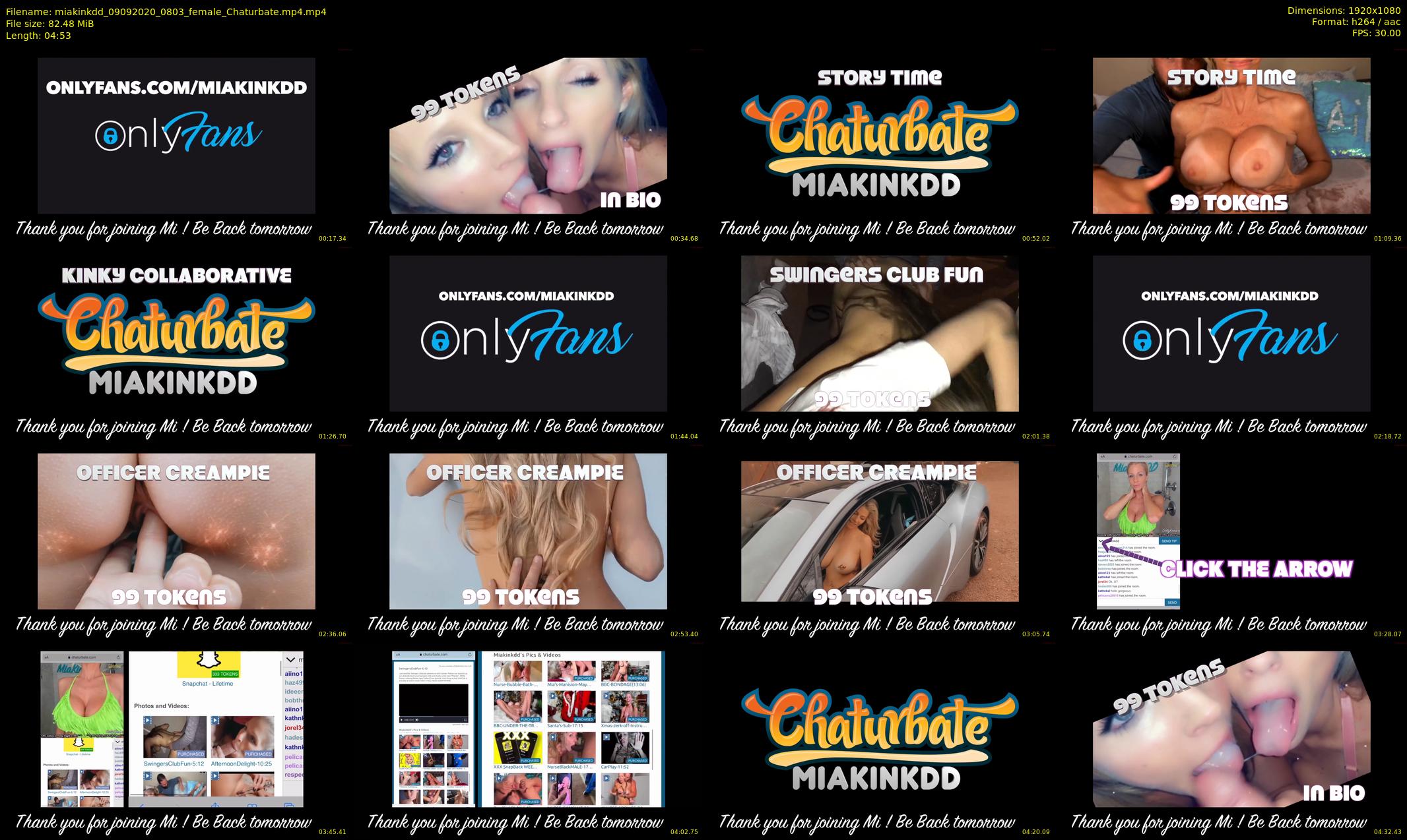 miakinkdd — 5 minute Chaturbate female cam show recording, 1080p, Sep 9, 2020