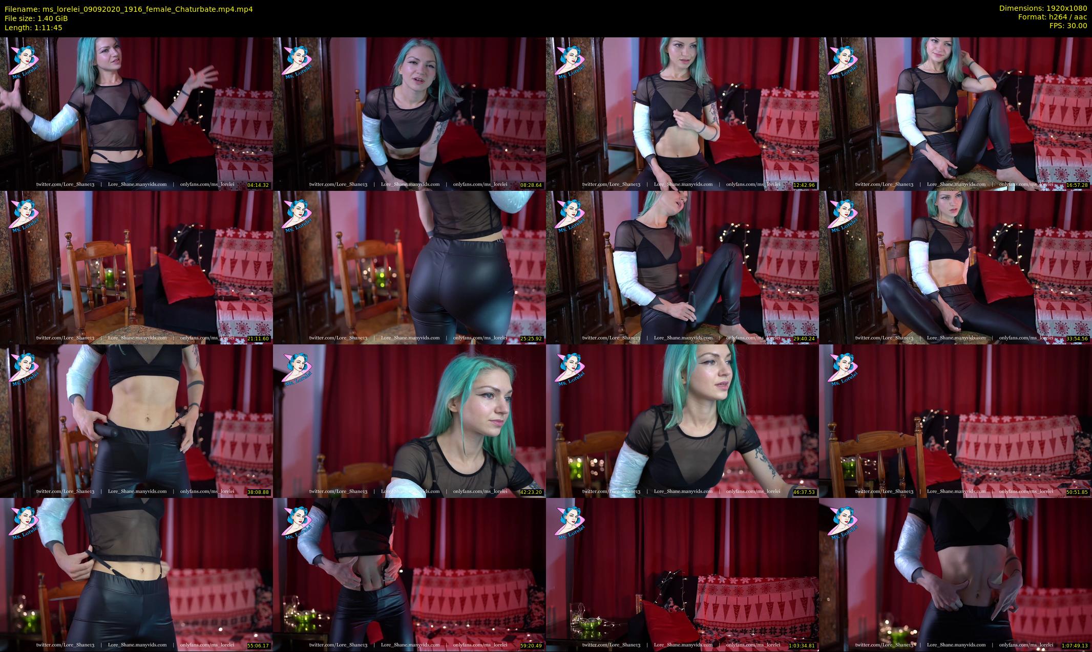 ms_lorelei — 72 minute Chaturbate female cam show recording, 1080p, Sep 9, 2020