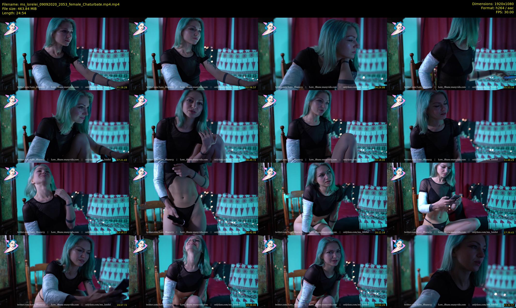 ms_lorelei — 25 minute Chaturbate female cam show recording, 1080p, Sep 9, 2020