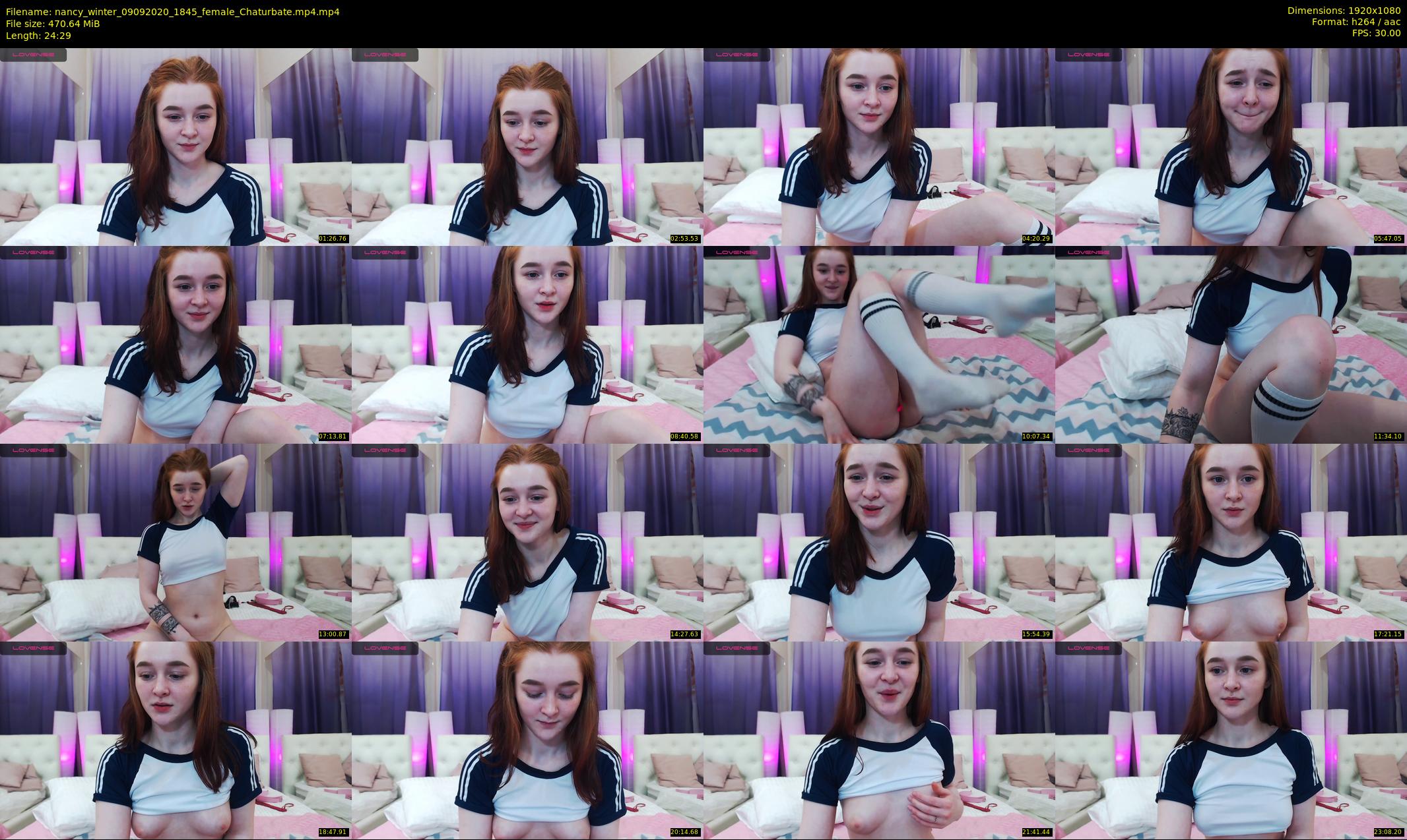 nancy_winter — 25 minute Chaturbate female cam show recording, 1080p, Sep 9, 2020