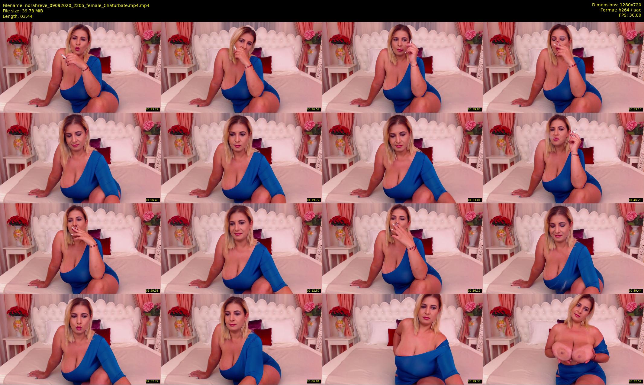 norahreve — 4 minute Chaturbate female cam show recording, 720p, Sep 9, 2020
