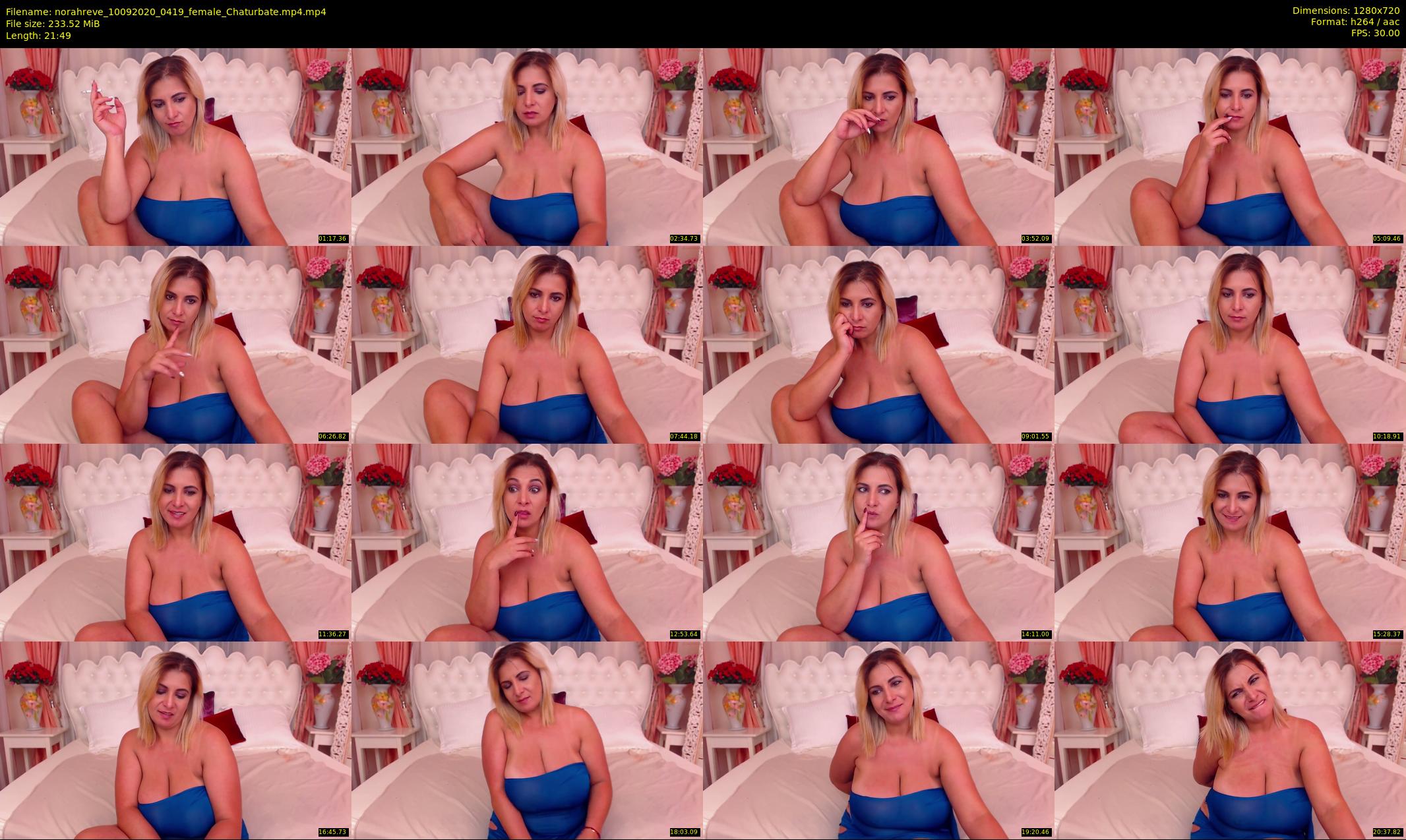 norahreve — 22 minute Chaturbate female cam show recording, 720p, Sep 10, 2020