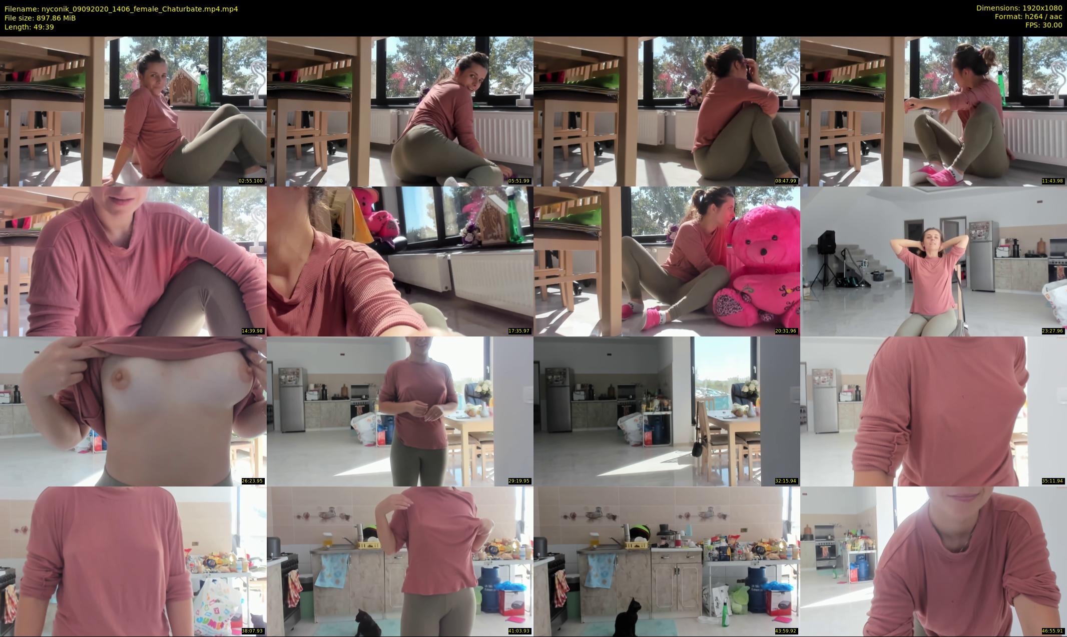 nyconik — 50 minute Chaturbate female cam show recording, 1080p, Sep 9, 2020
