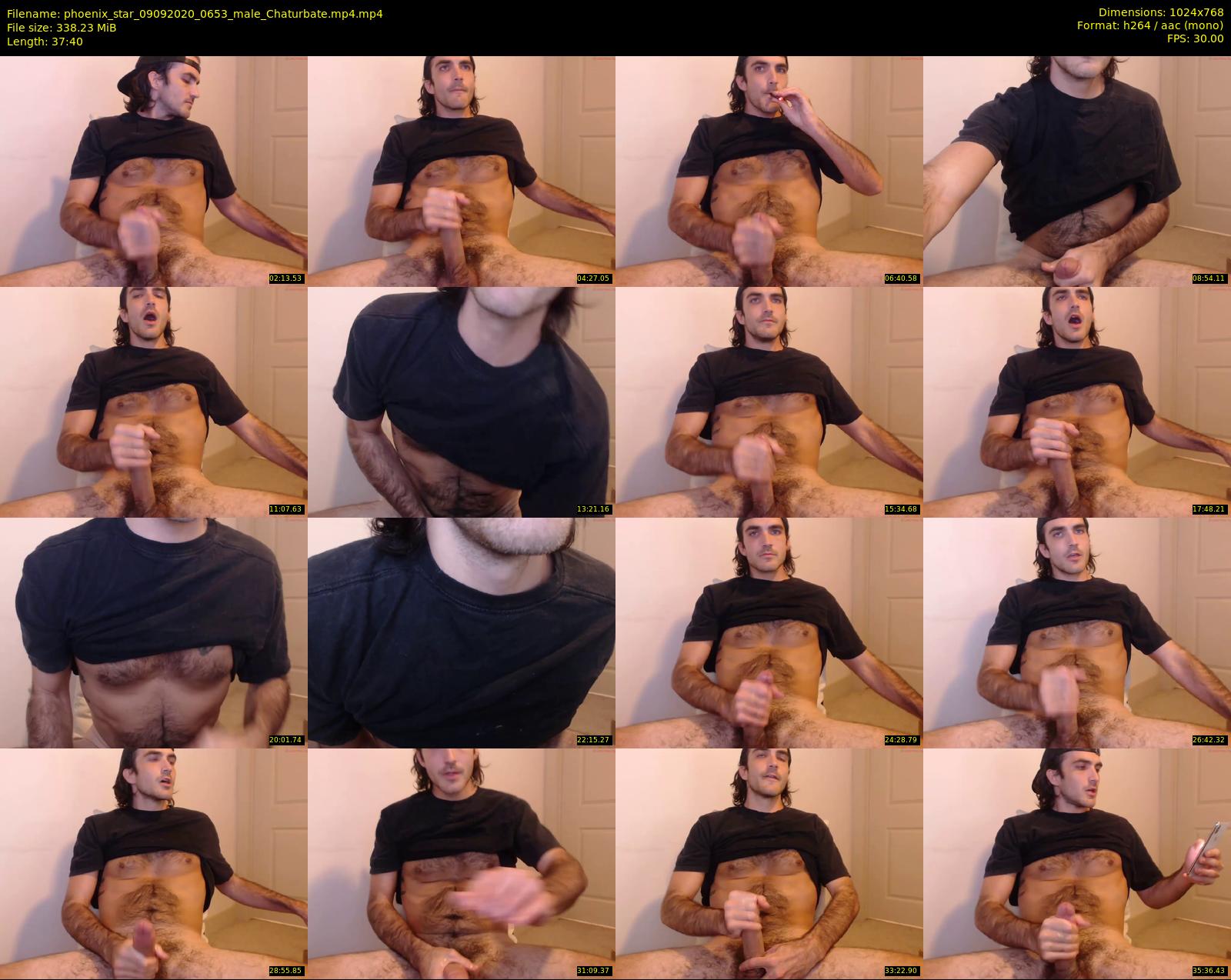 phoenix_star — 38 minute Chaturbate male cam show recording, 720p, Sep 9, 2020