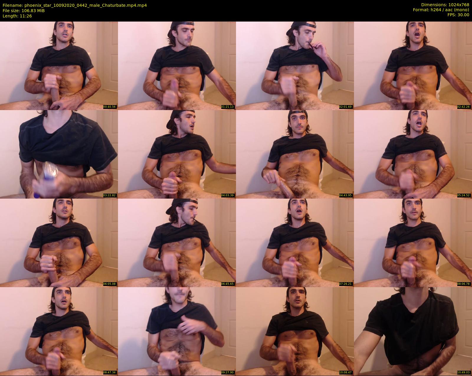 phoenix_star — 12 minute Chaturbate male cam show recording, 720p, Sep 10, 2020