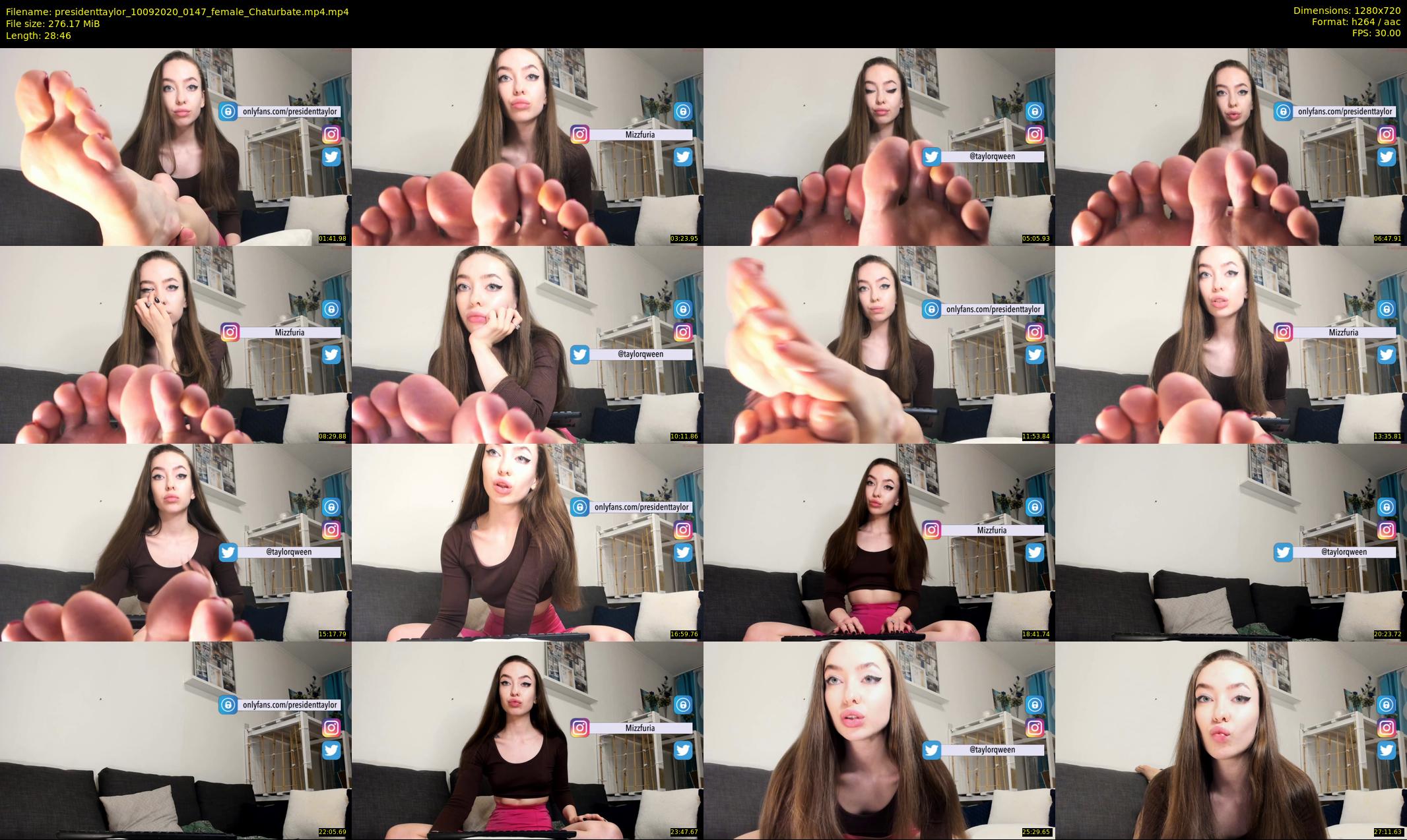 presidenttaylor — 29 minute Chaturbate female cam show recording, 720p, Sep 10, 2020