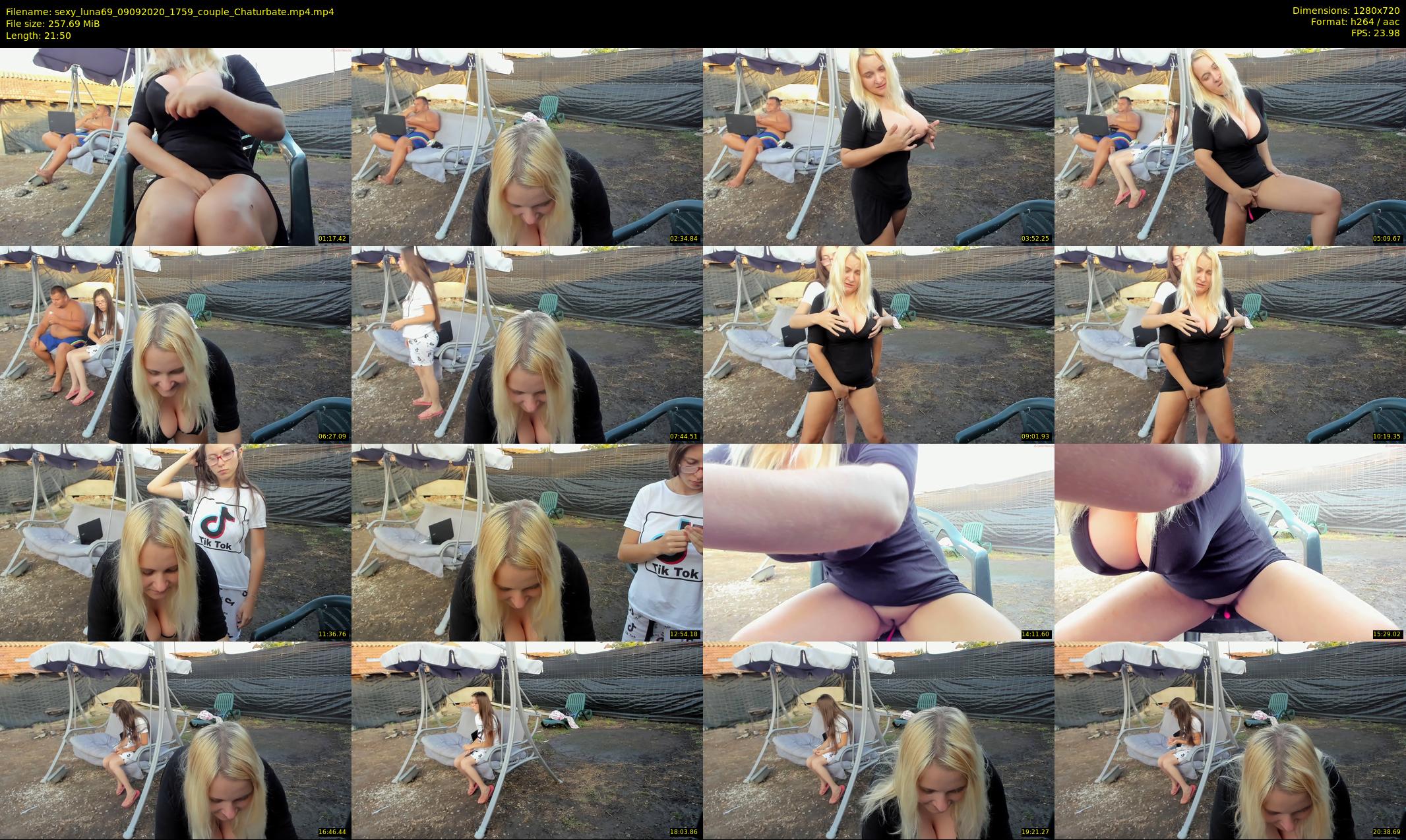 sexy_luna69 — 22 minute Chaturbate couple cam show recording, 720p, Sep 9, 2020