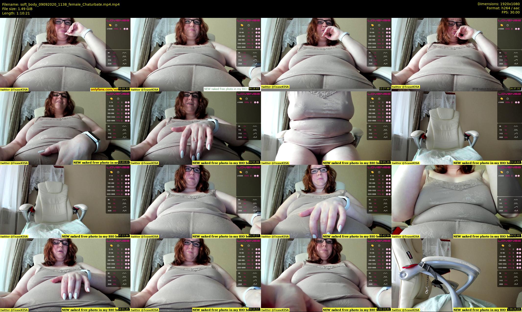 soft_body — 71 minute Chaturbate female cam show recording, 1080p, Sep 9, 2020