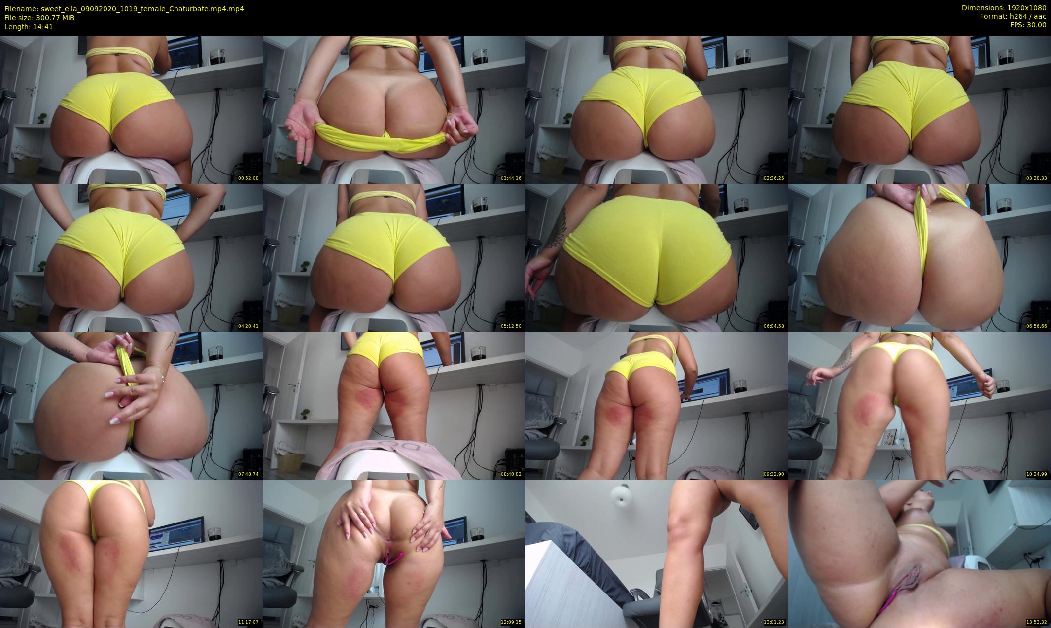 sweet_ella — 15 minute Chaturbate female cam show recording, 1080p, Sep 9, 2020