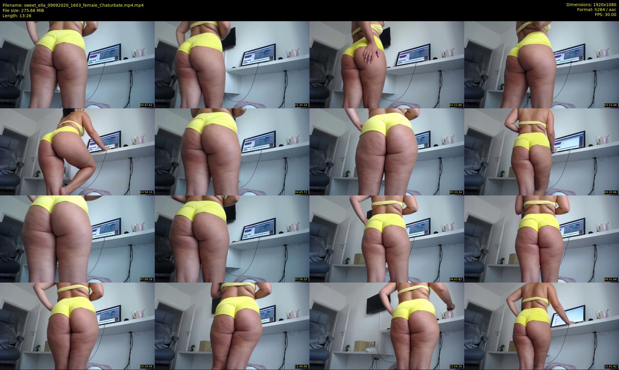 sweet_ella — 14 minute Chaturbate female cam show recording, 1080p, Sep 9, 2020