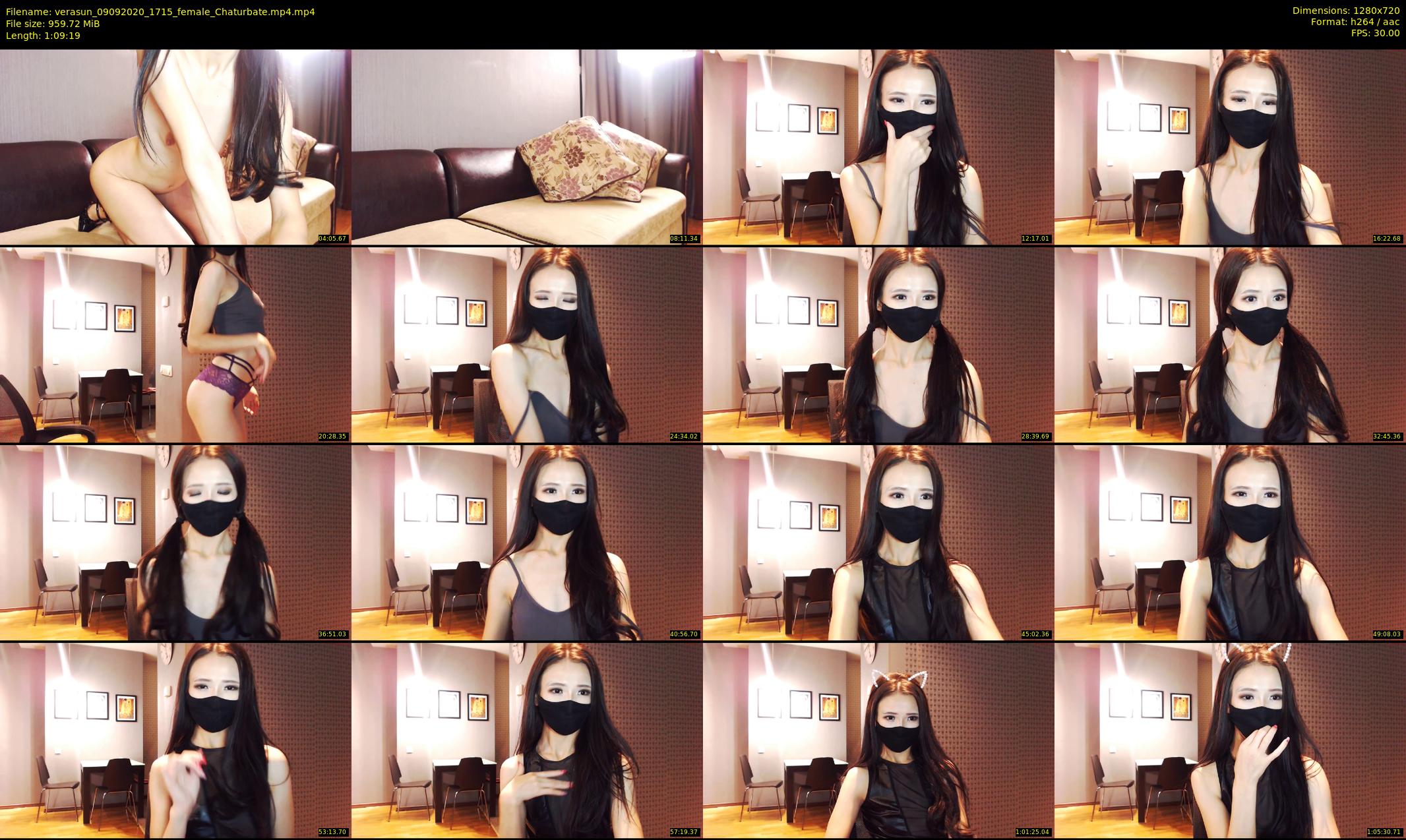 verasun — 70 minute Chaturbate female cam show recording, 720p, Sep 9, 2020