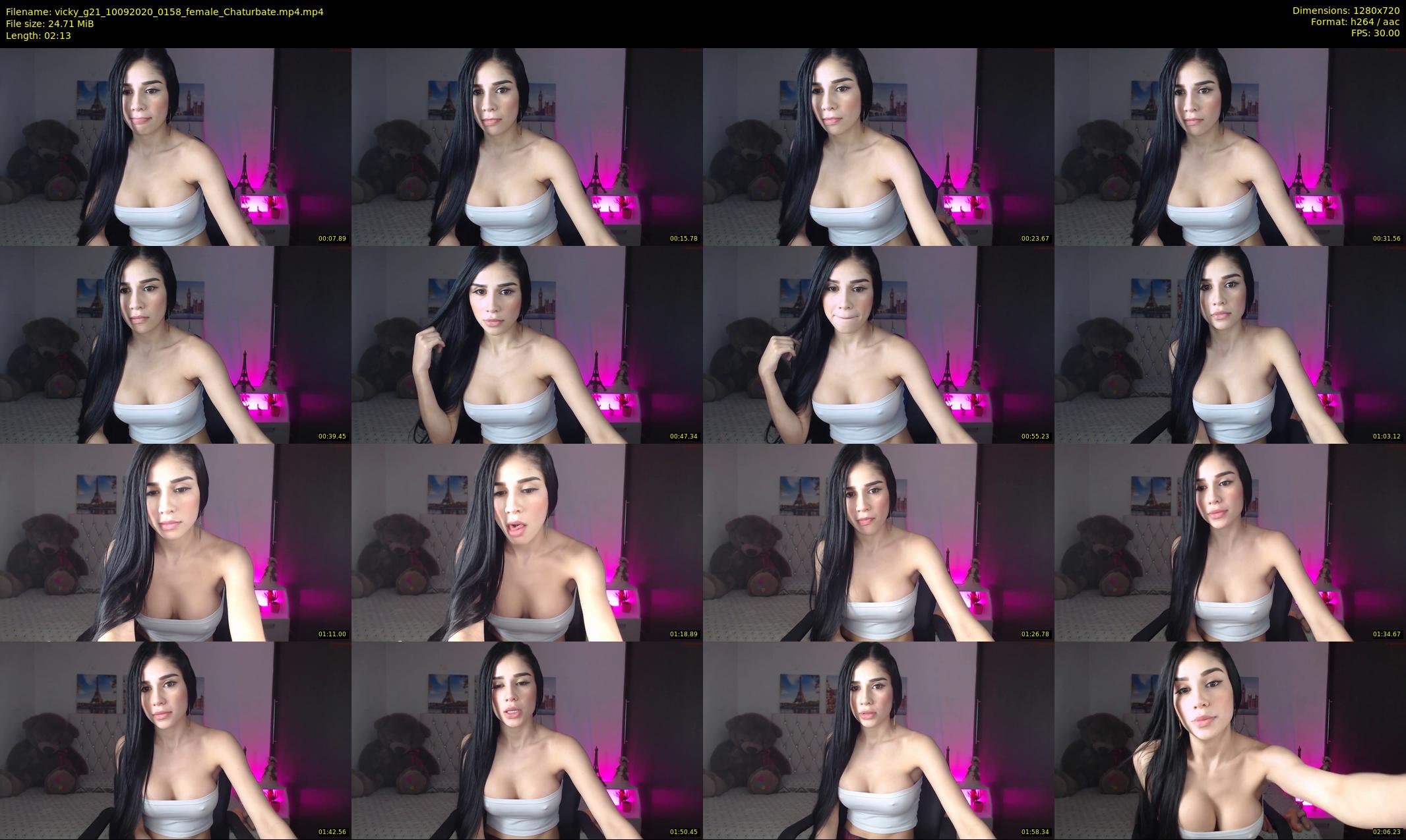vicky_g21 — 3 minute Chaturbate female cam show recording, 720p, Sep 10, 2020