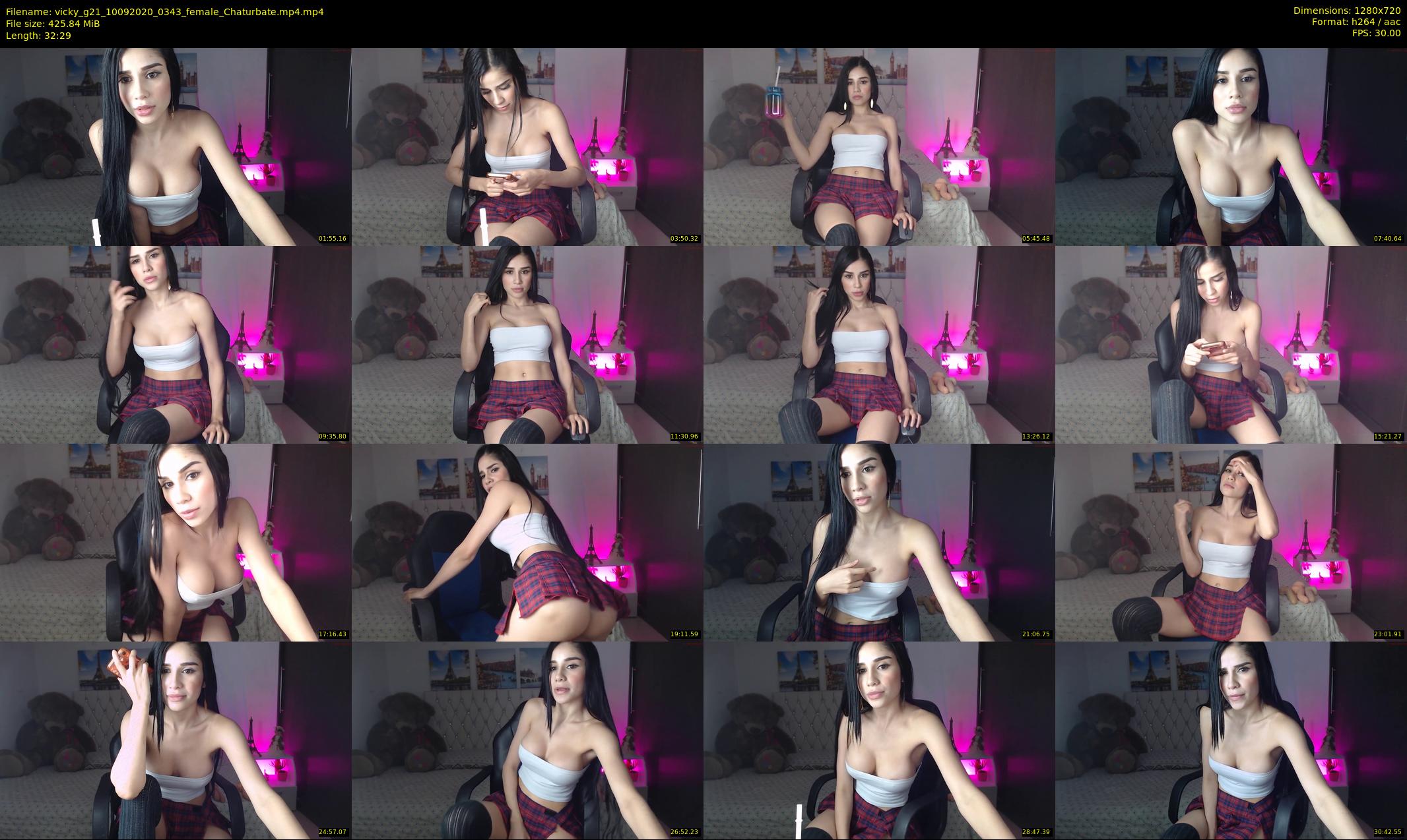vicky_g21 — 33 minute Chaturbate female cam show recording, 720p, Sep 10, 2020