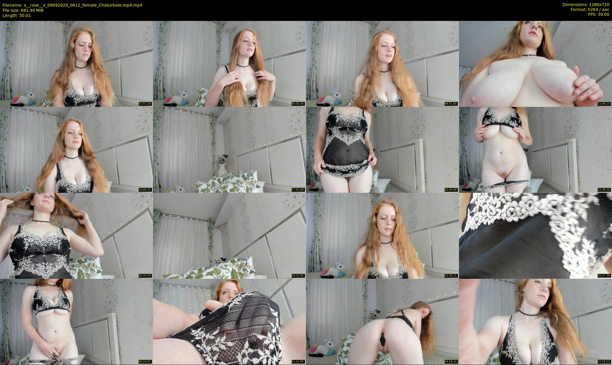 x__rose__x — 51 minute Chaturbate female cam show recording, 720p, Sep 9, 2020