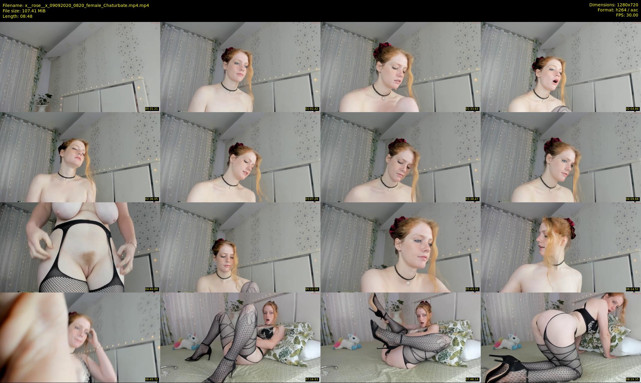 x__rose__x — 9 minute Chaturbate female cam show recording, 720p, Sep 9, 2020
