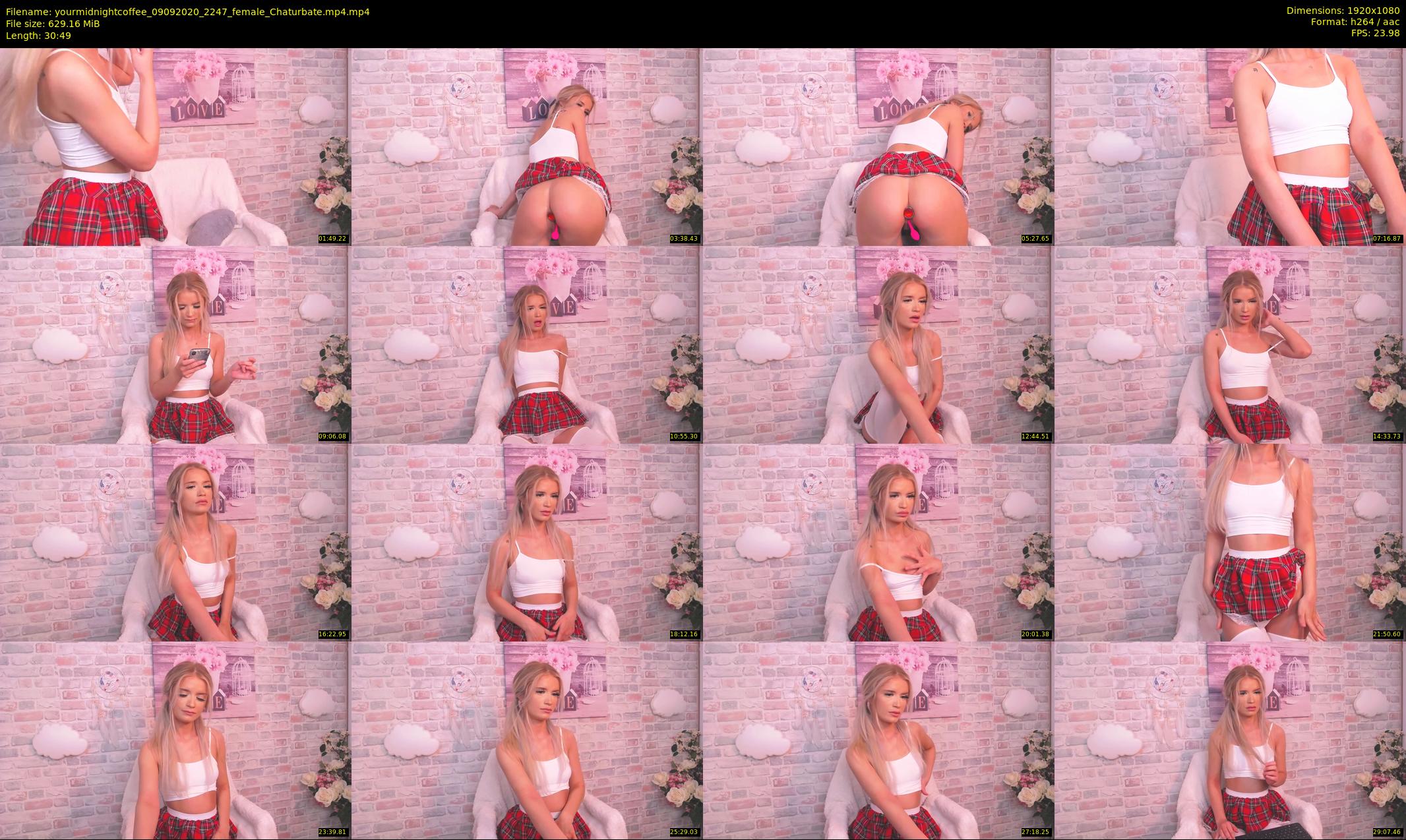 yourmidnightcoffee — 31 minute Chaturbate female cam show recording, 1080p, Sep 9, 2020