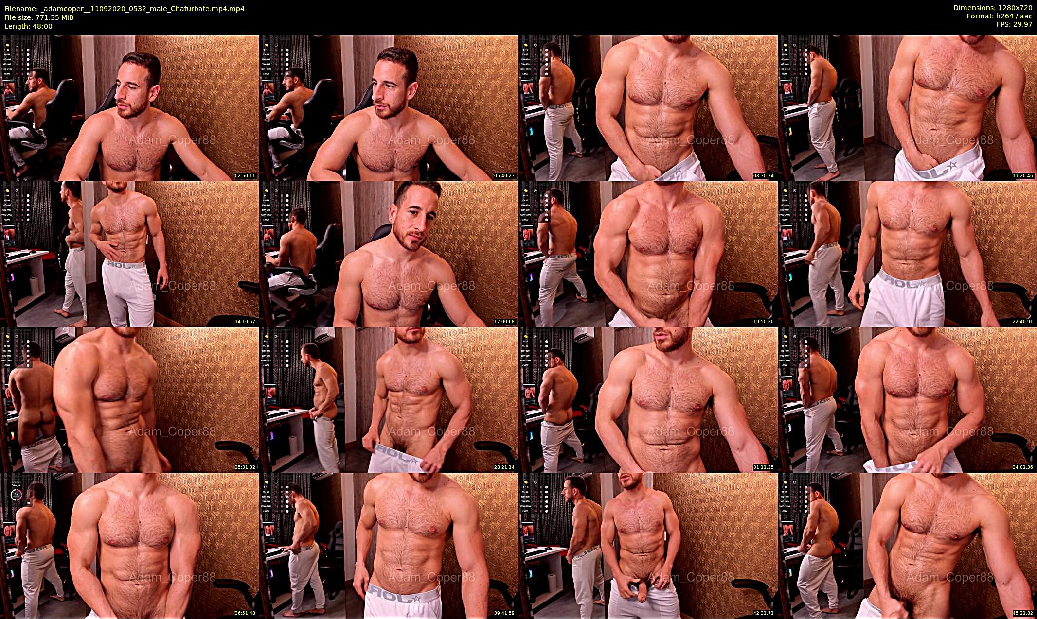 _adamcoper_ — 48 minute Chaturbate male cam show recording, 720p, Sep 11, 2020
