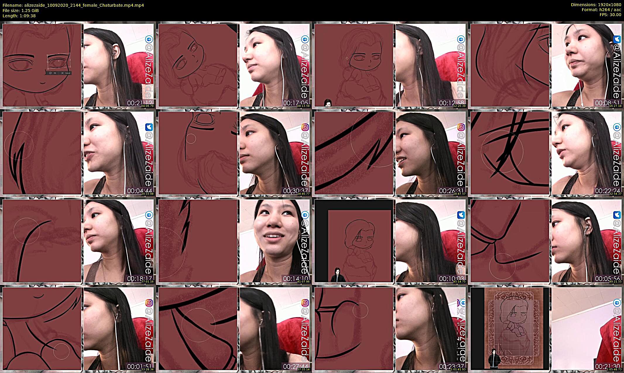 alizezaide — 70 minute Chaturbate female cam show recording, 1080p, Sep 10, 2020