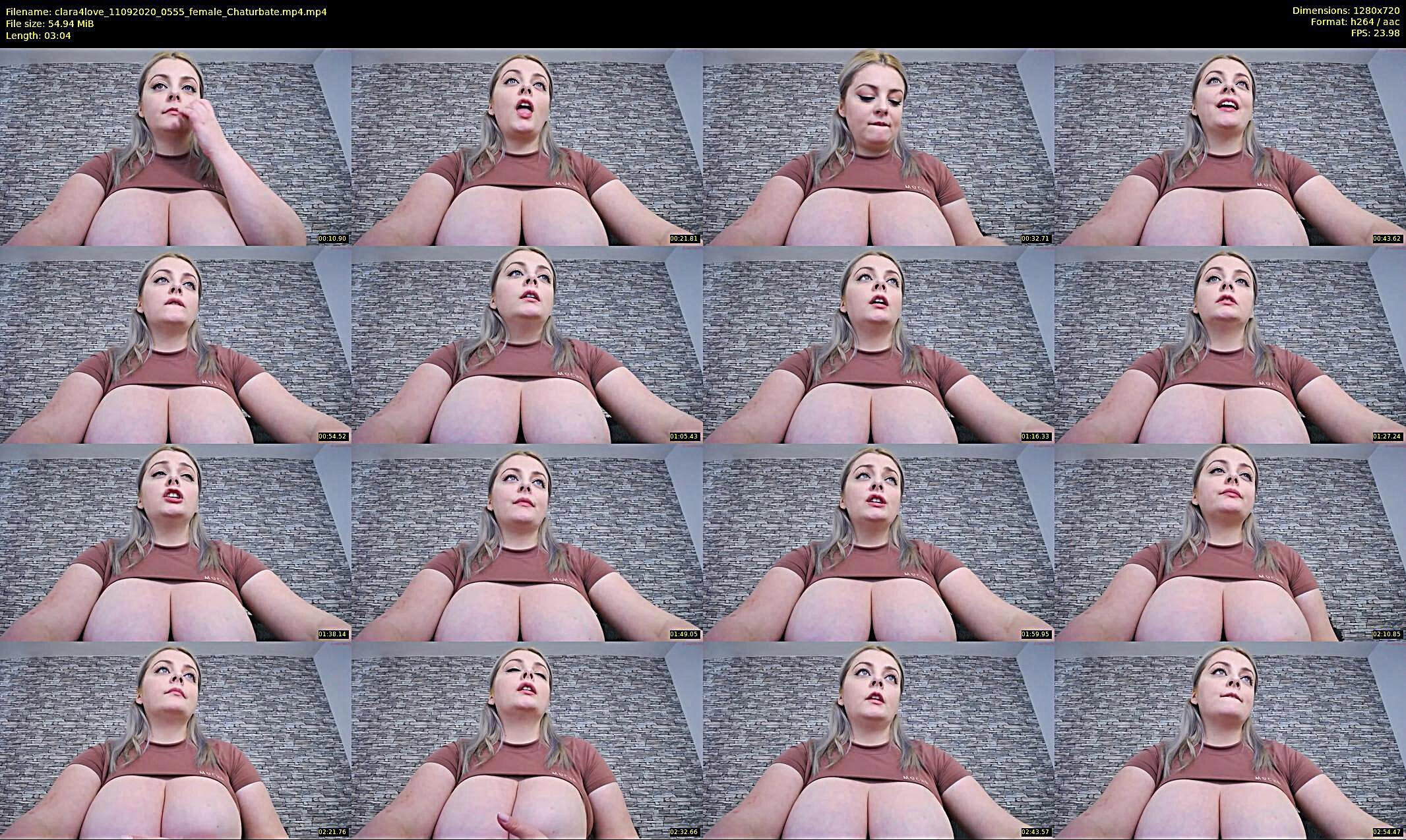 clara4love — 4 minute Chaturbate female cam show recording, 720p, Sep 11, 2020
