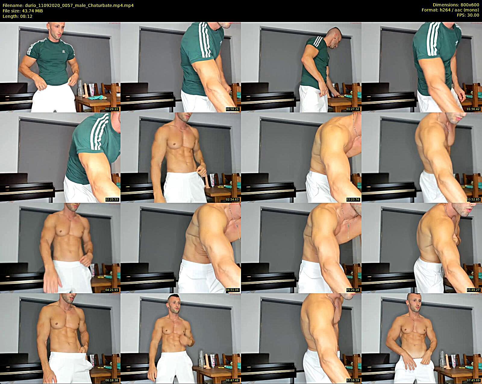 durio — 9 minute Chaturbate male cam show recording, 480p, Sep 11, 2020