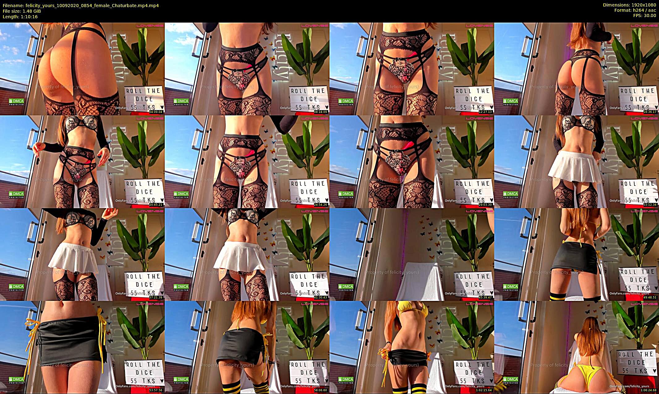 felicity_yours — 54 minute Chaturbate female cam show recording, 1080p, Sep 10, 2020