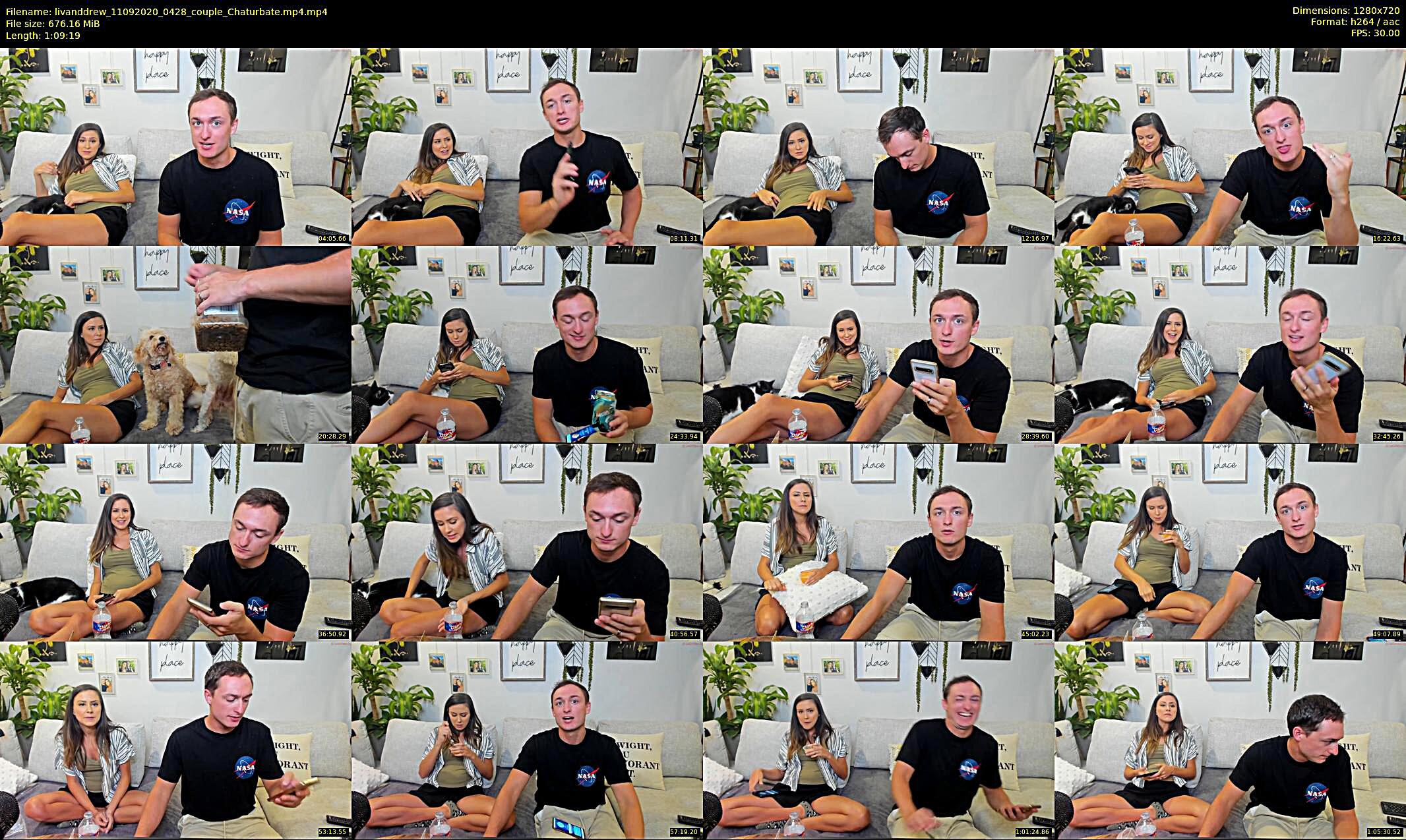 livanddrew — 70 minute Chaturbate couple cam show recording, 720p, Sep 11, 2020
