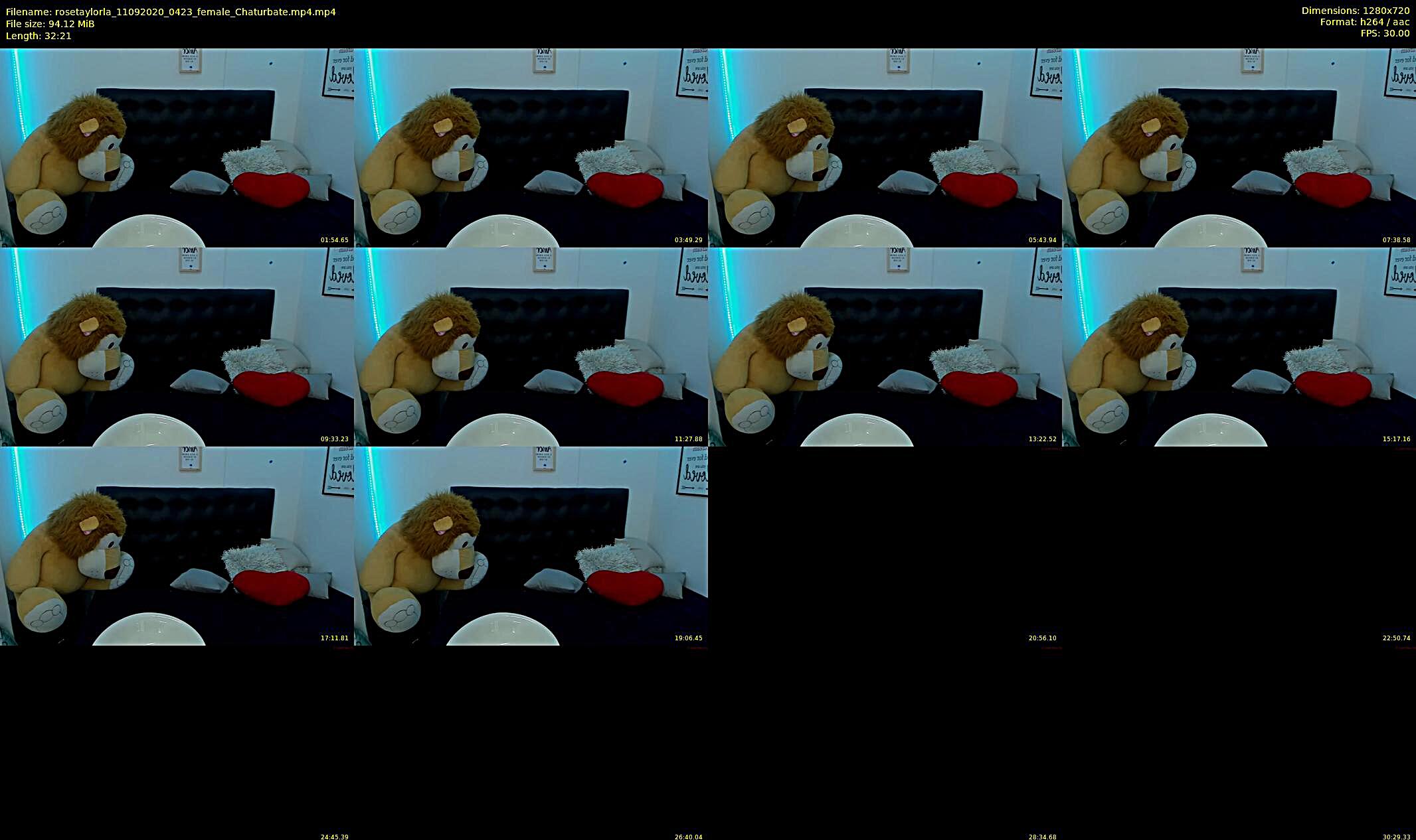 rosetaylorla — 10 minute Chaturbate female cam show recording, 720p, Sep 11, 2020
