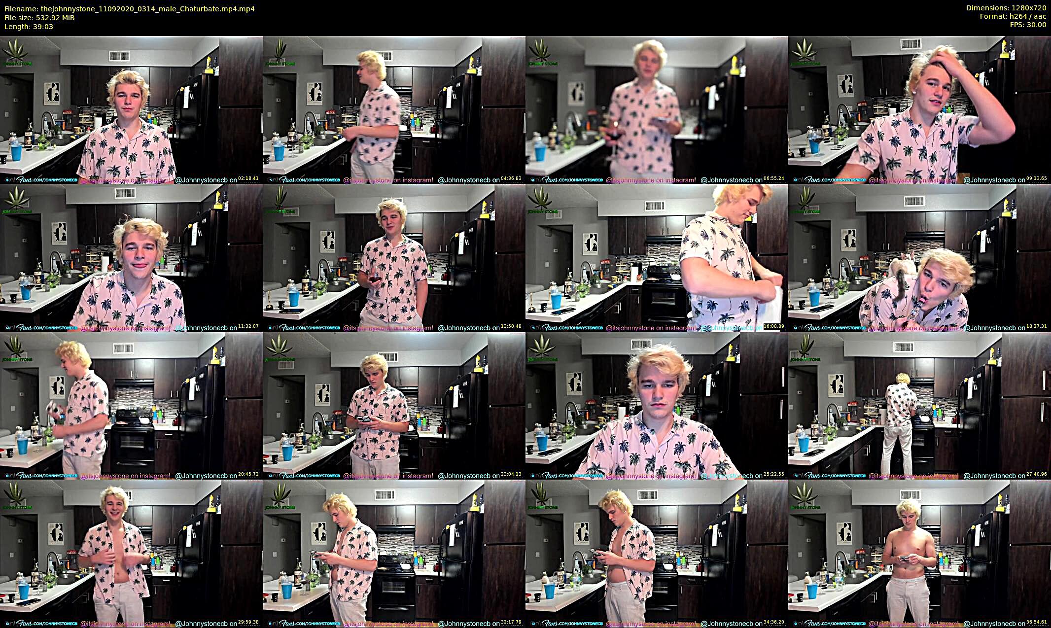 thejohnnystone — 44 minute Chaturbate male cam show recording, 720p, Sep 11, 2020
