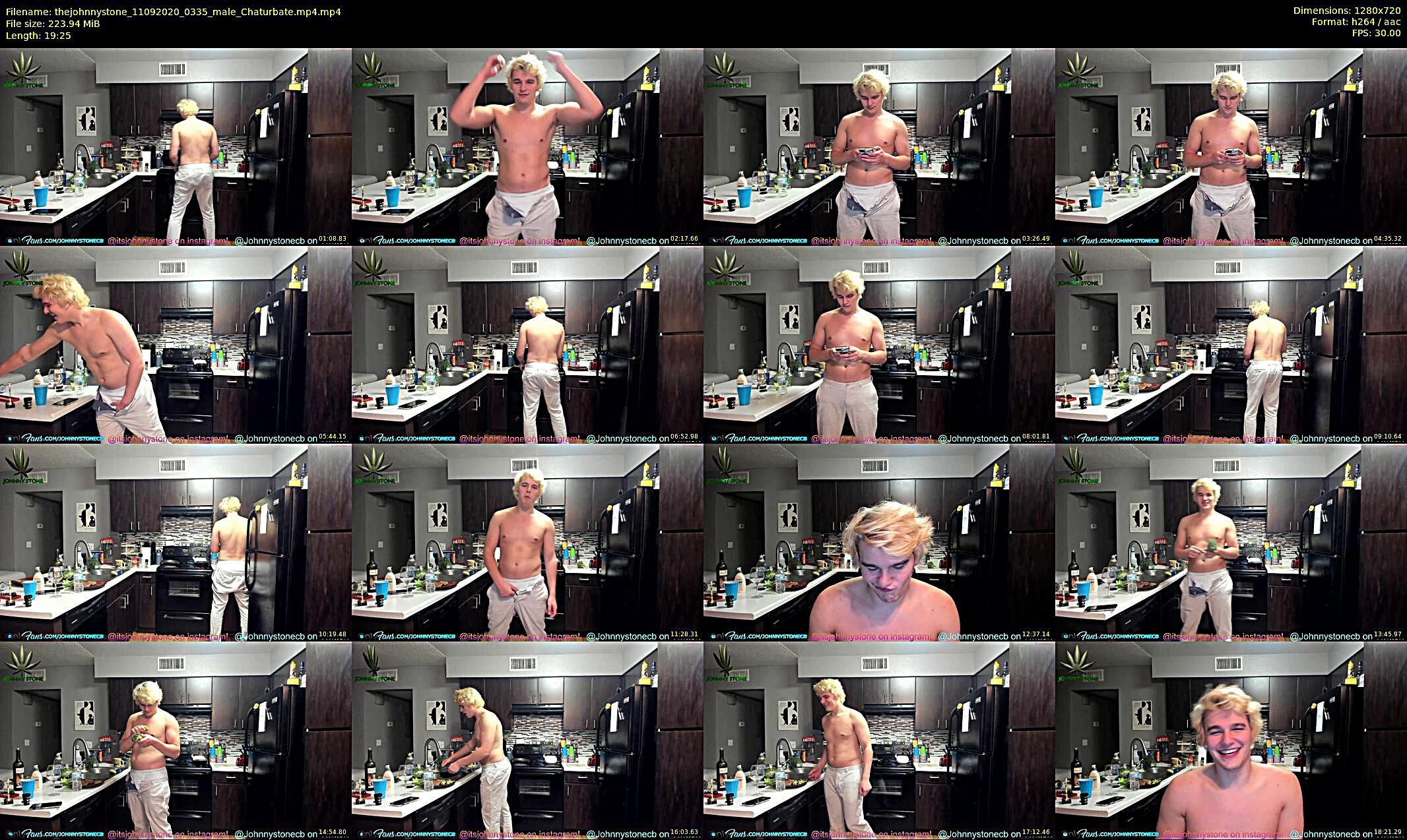 thejohnnystone — 20 minute Chaturbate male cam show recording, 720p, Sep 11, 2020