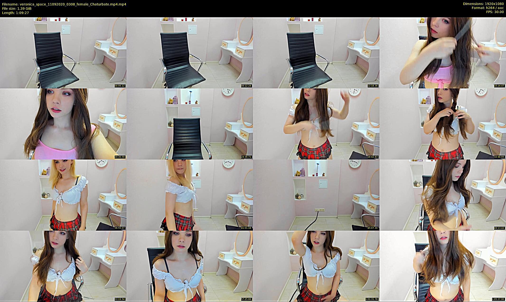veronica_space — 70 minute Chaturbate female cam show recording, 1080p, Sep 11, 2020