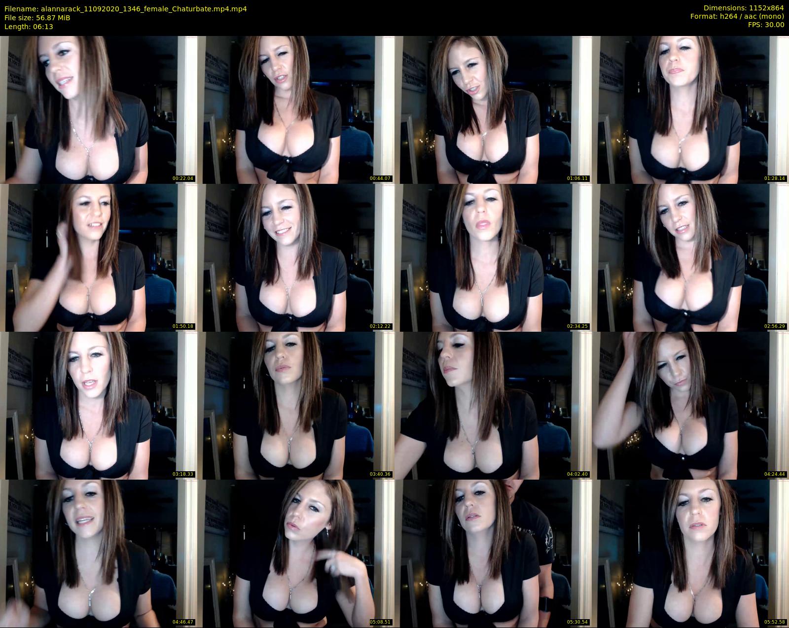 alannarack — 7 minute Chaturbate female cam show recording, 720p, Sep 11, 2020