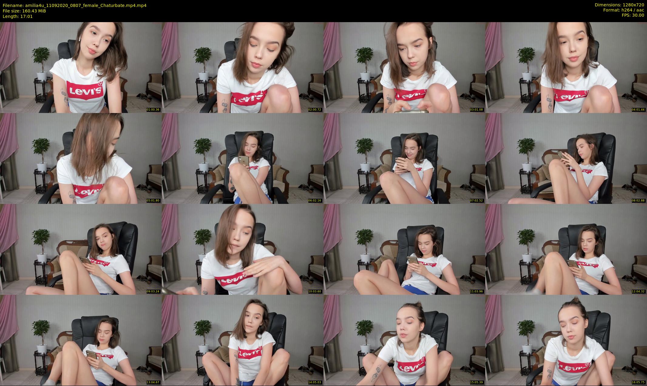 amilia4u — 18 minute Chaturbate female cam show recording, 720p, Sep 11, 2020