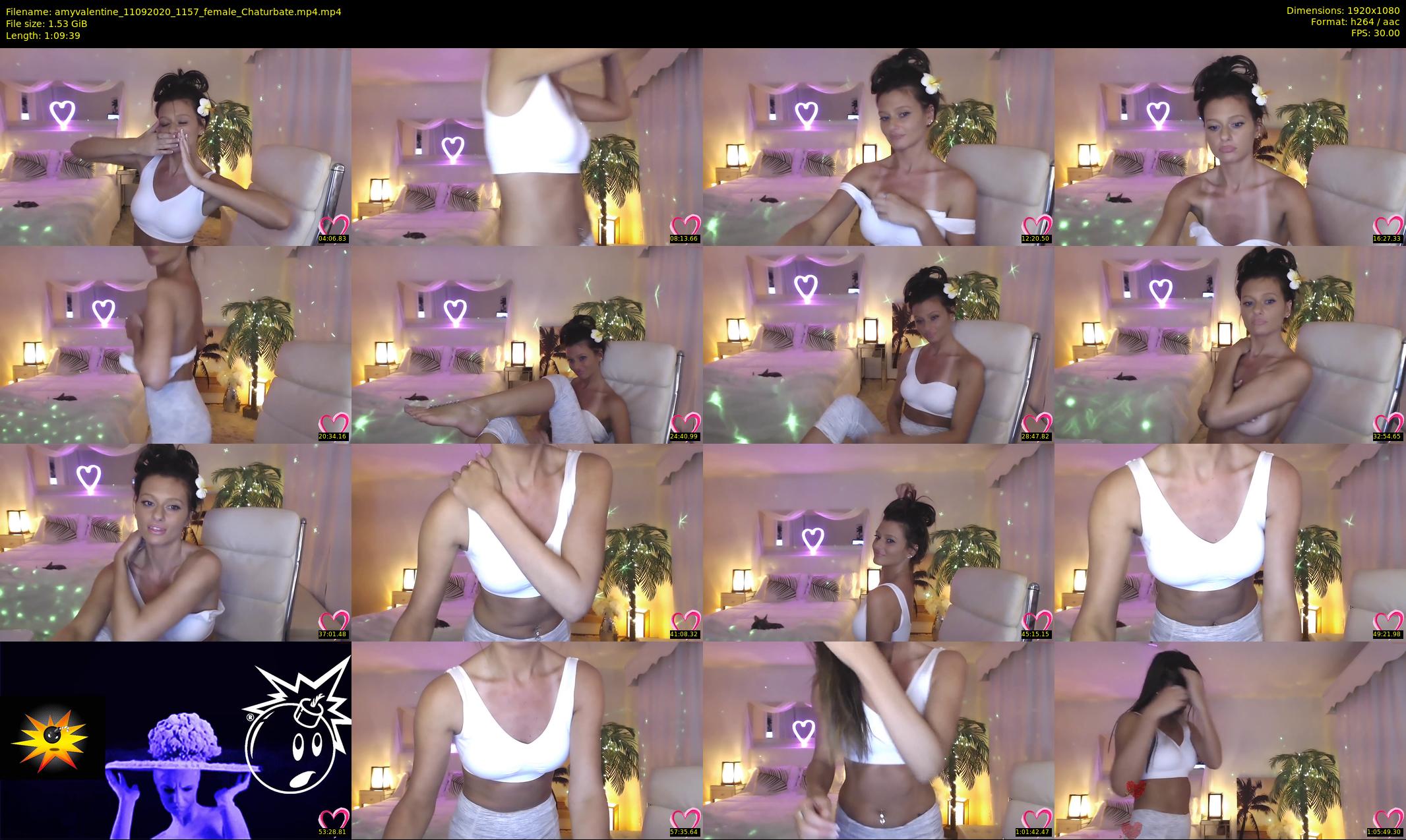 amyvalentine — 70 minute Chaturbate female cam show recording, 1080p, Sep 11, 2020