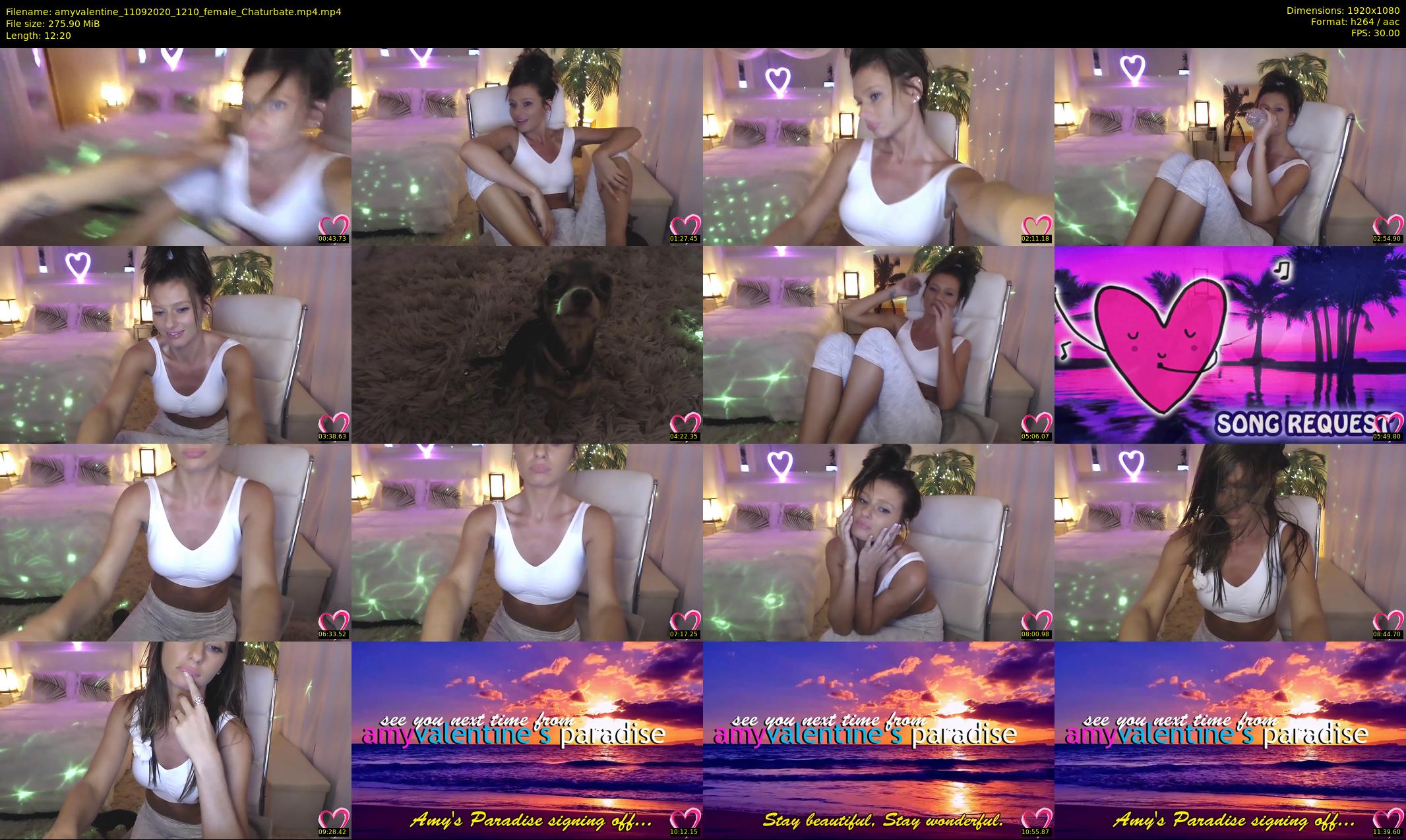 amyvalentine — 13 minute Chaturbate female cam show recording, 1080p, Sep 11, 2020