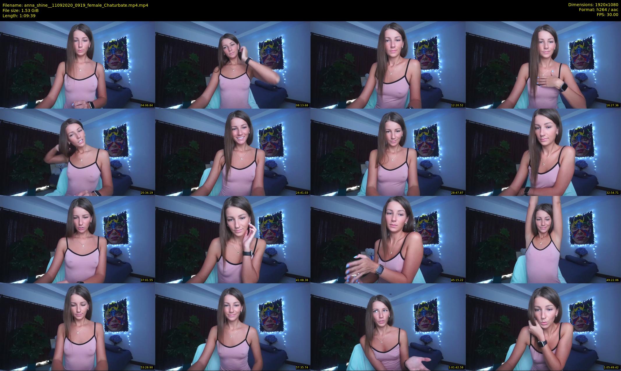 anna_shine_ — 70 minute Chaturbate female cam show recording, 1080p, Sep 11, 2020