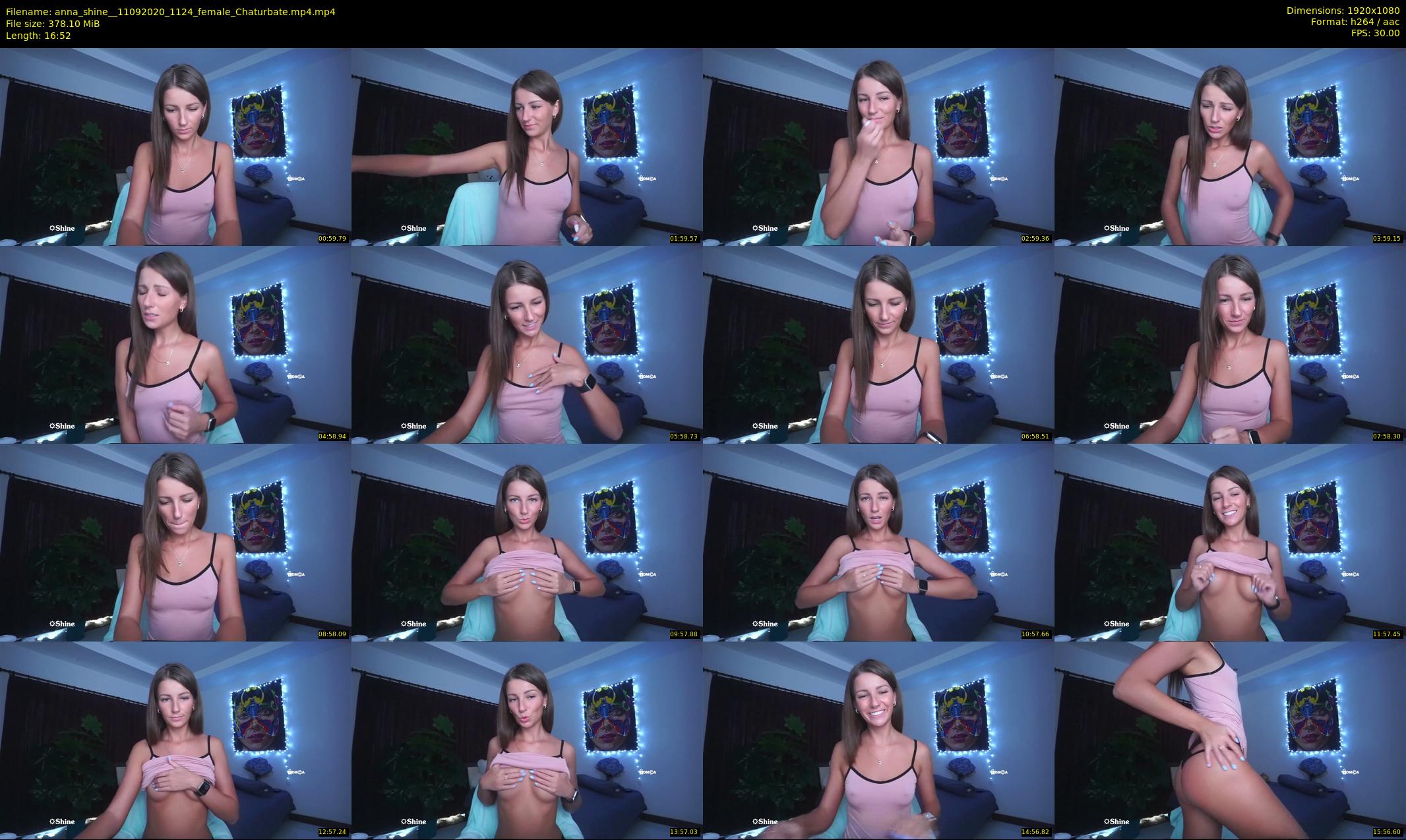 anna_shine_ — 17 minute Chaturbate female cam show recording, 1080p, Sep 11, 2020