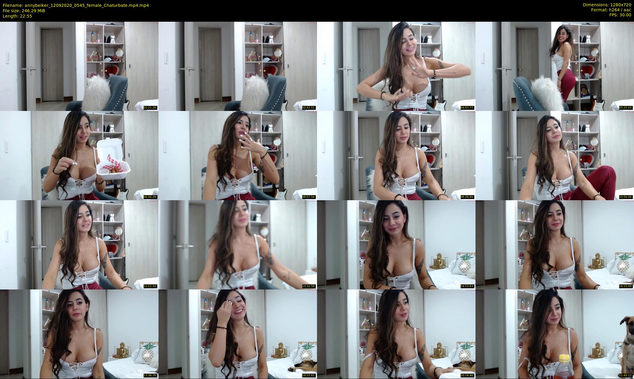 annybeiker — 23 minute Chaturbate female cam show recording, 720p, Sep 12, 2020
