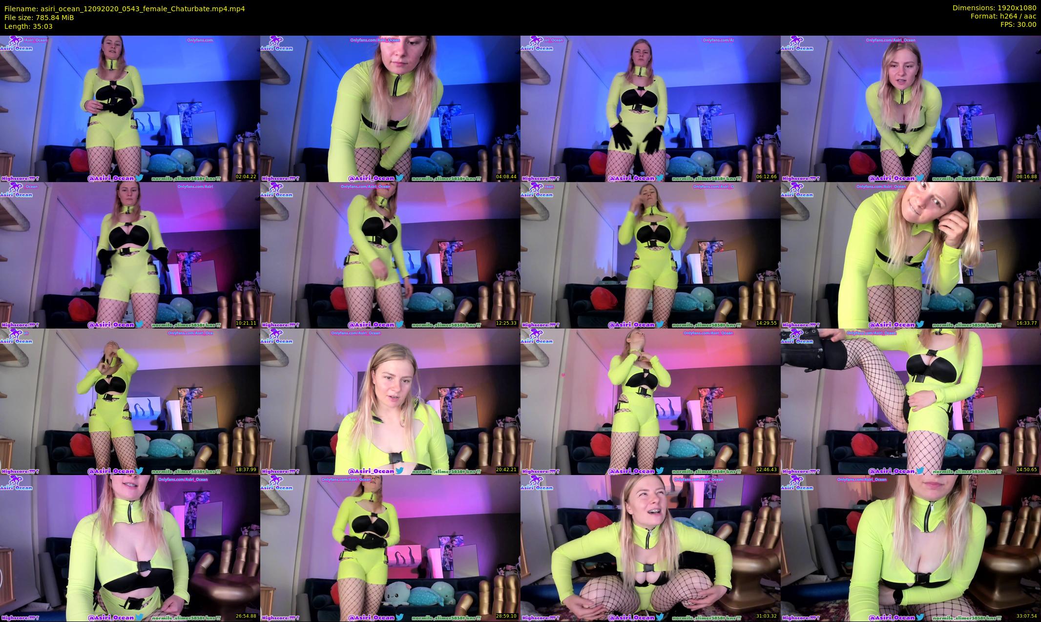 asiri_ocean — 36 minute Chaturbate female cam show recording, 1080p, Sep 12, 2020