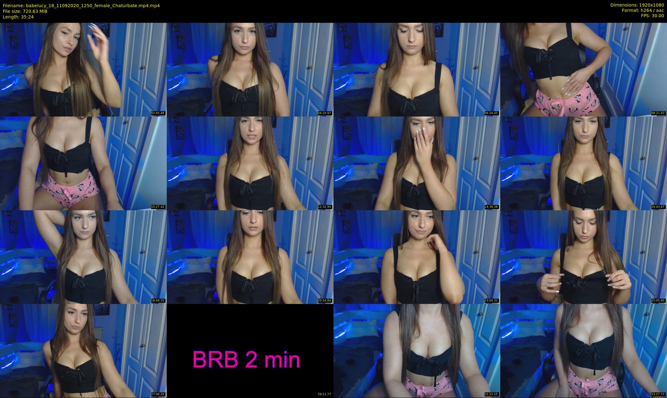 babelucy_18 — 36 minute Chaturbate female cam show recording, 1080p, Sep 11, 2020