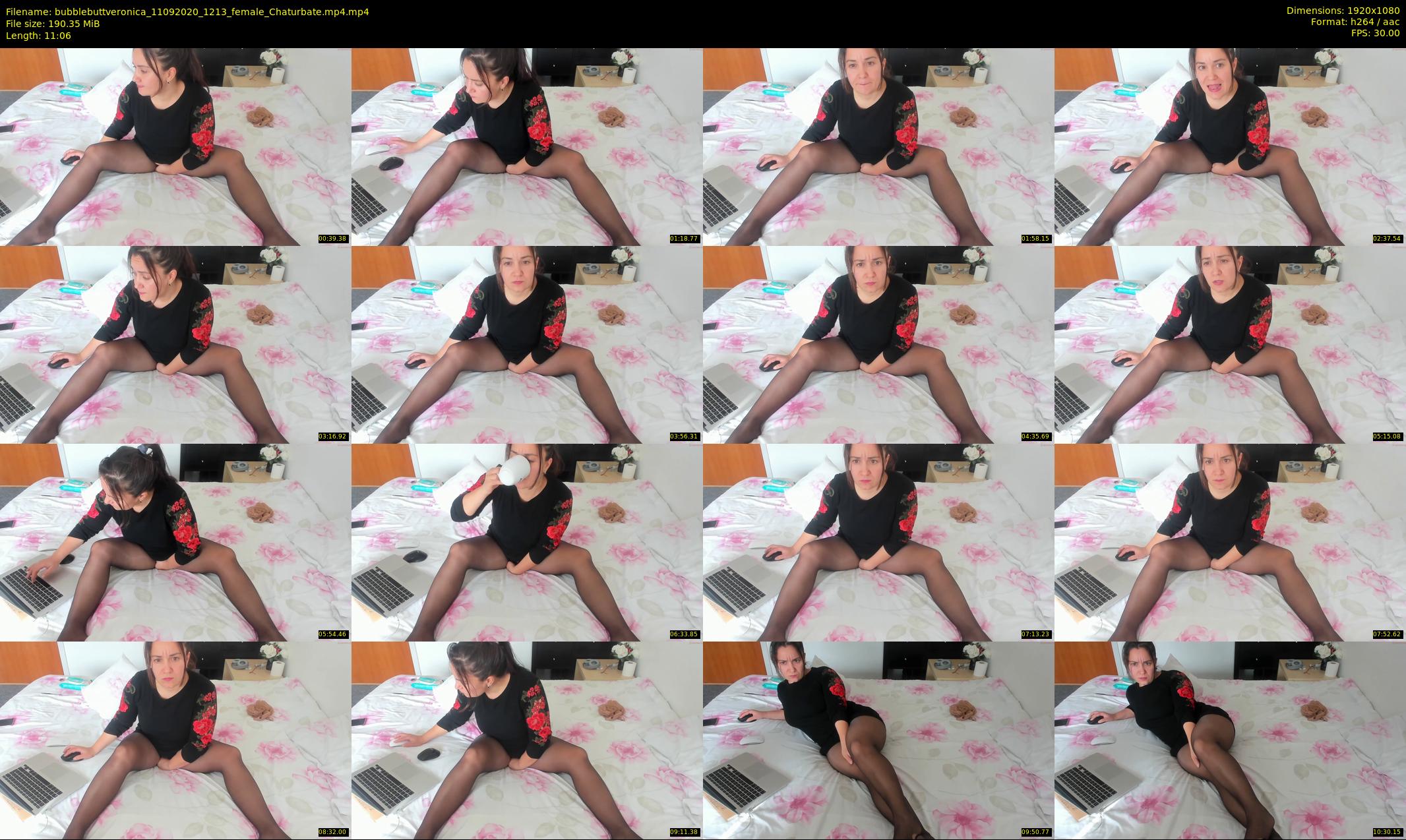 bubblebuttveronica — 12 minute Chaturbate female cam show recording, 1080p, Sep 11, 2020