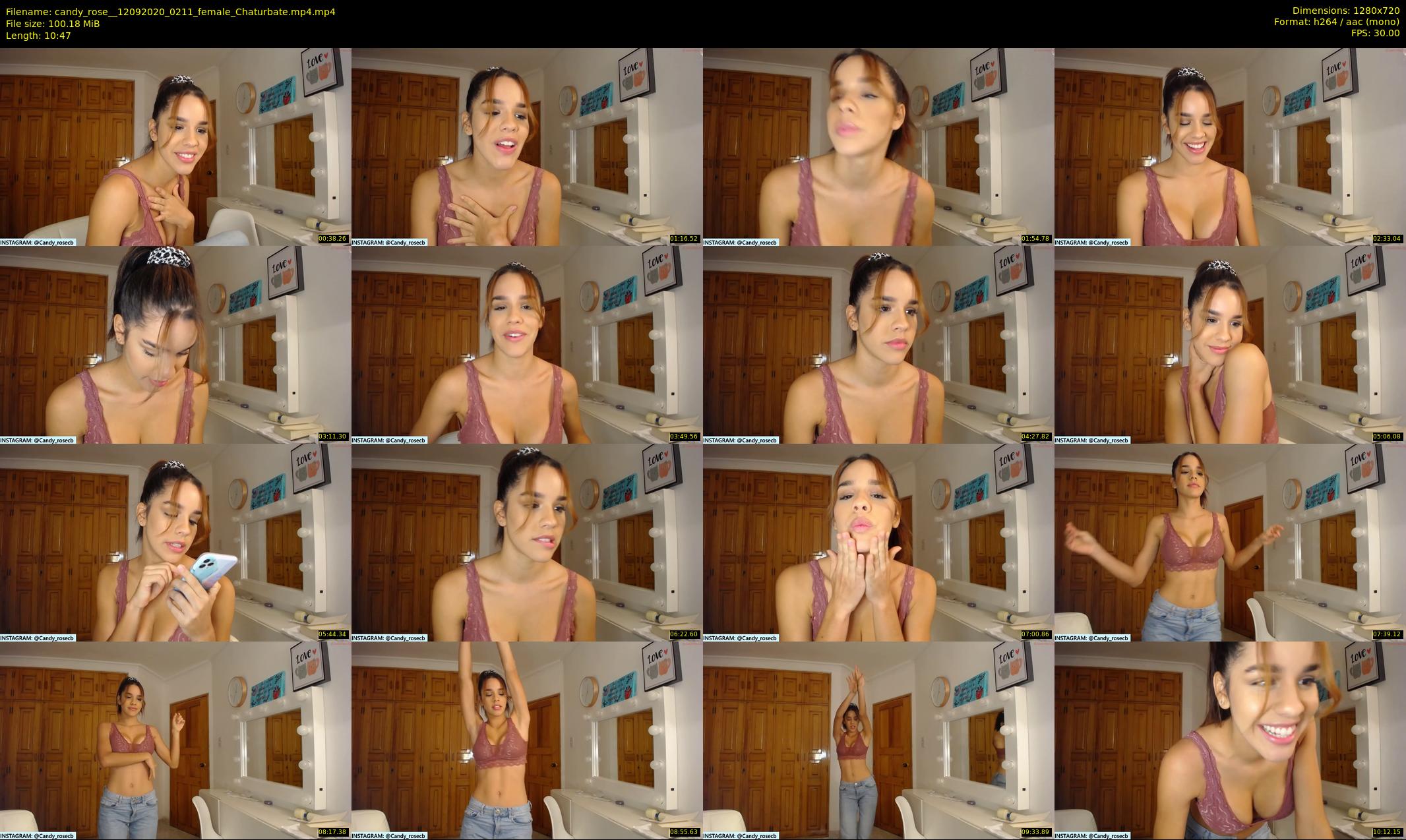 candy_rose_ — 11 minute Chaturbate female cam show recording, 720p, Sep 12, 2020