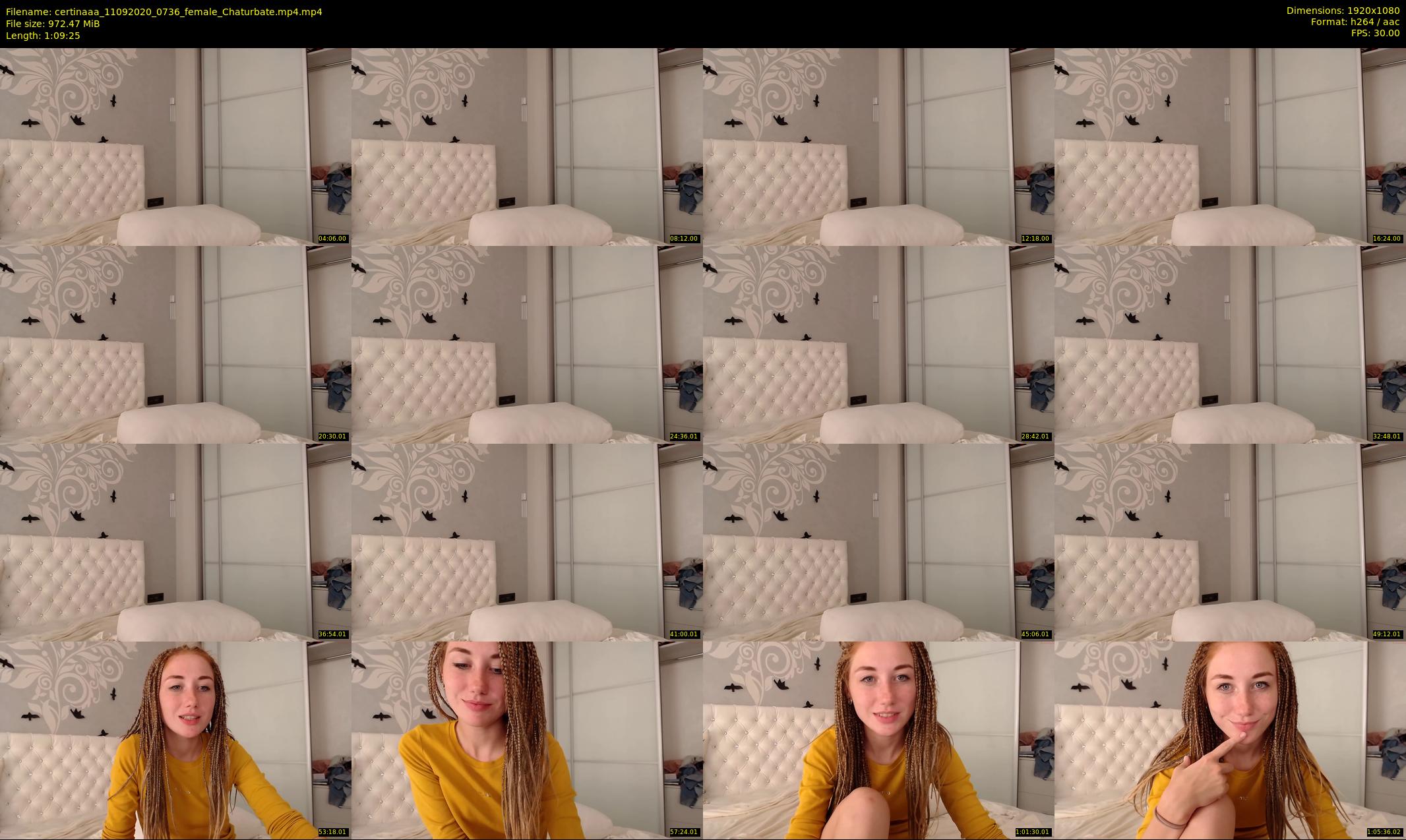 certinaaa — 70 minute Chaturbate female cam show recording, 1080p, Sep 11, 2020