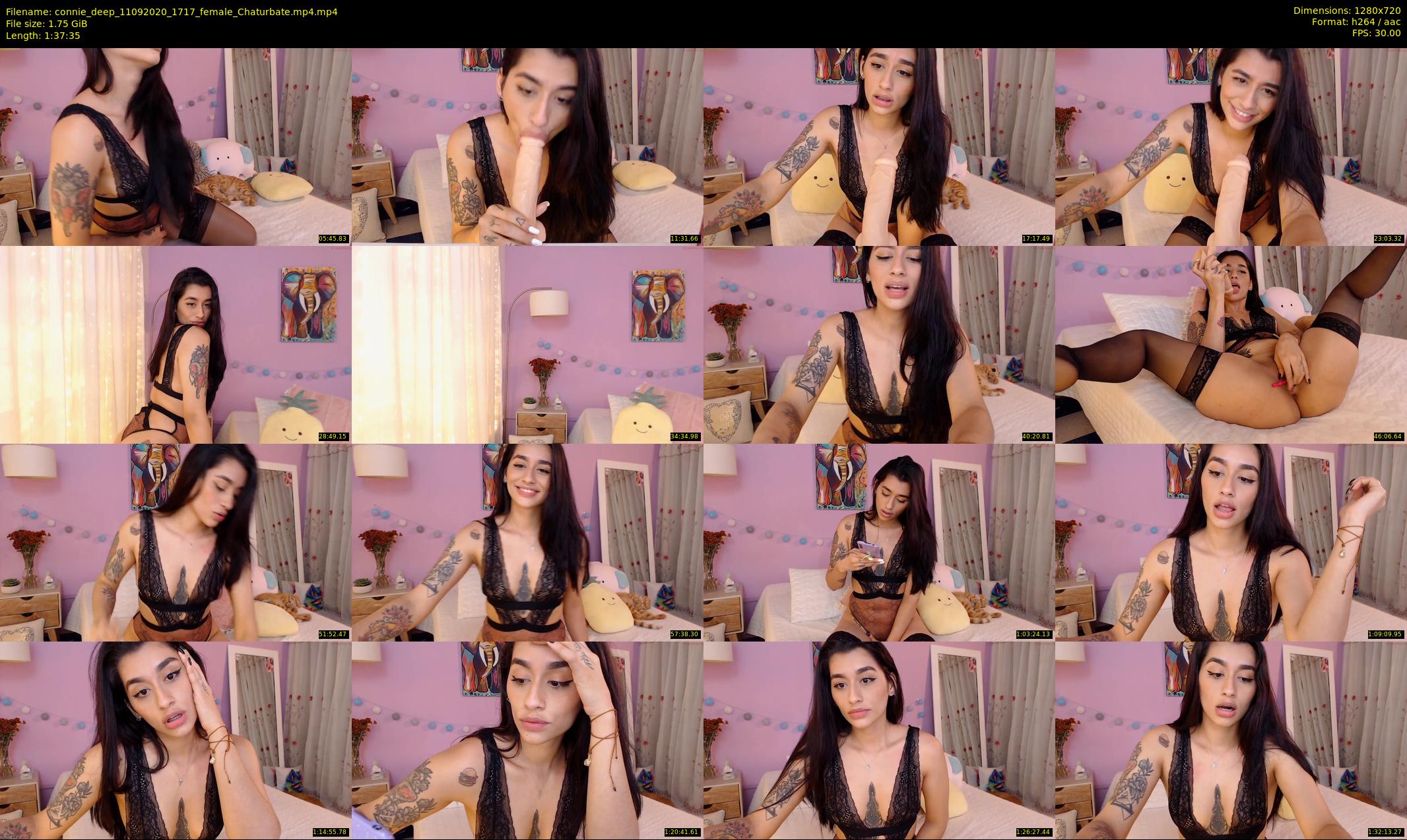 connie_deep — 98 minute Chaturbate female cam show recording, 720p, Sep 11, 2020