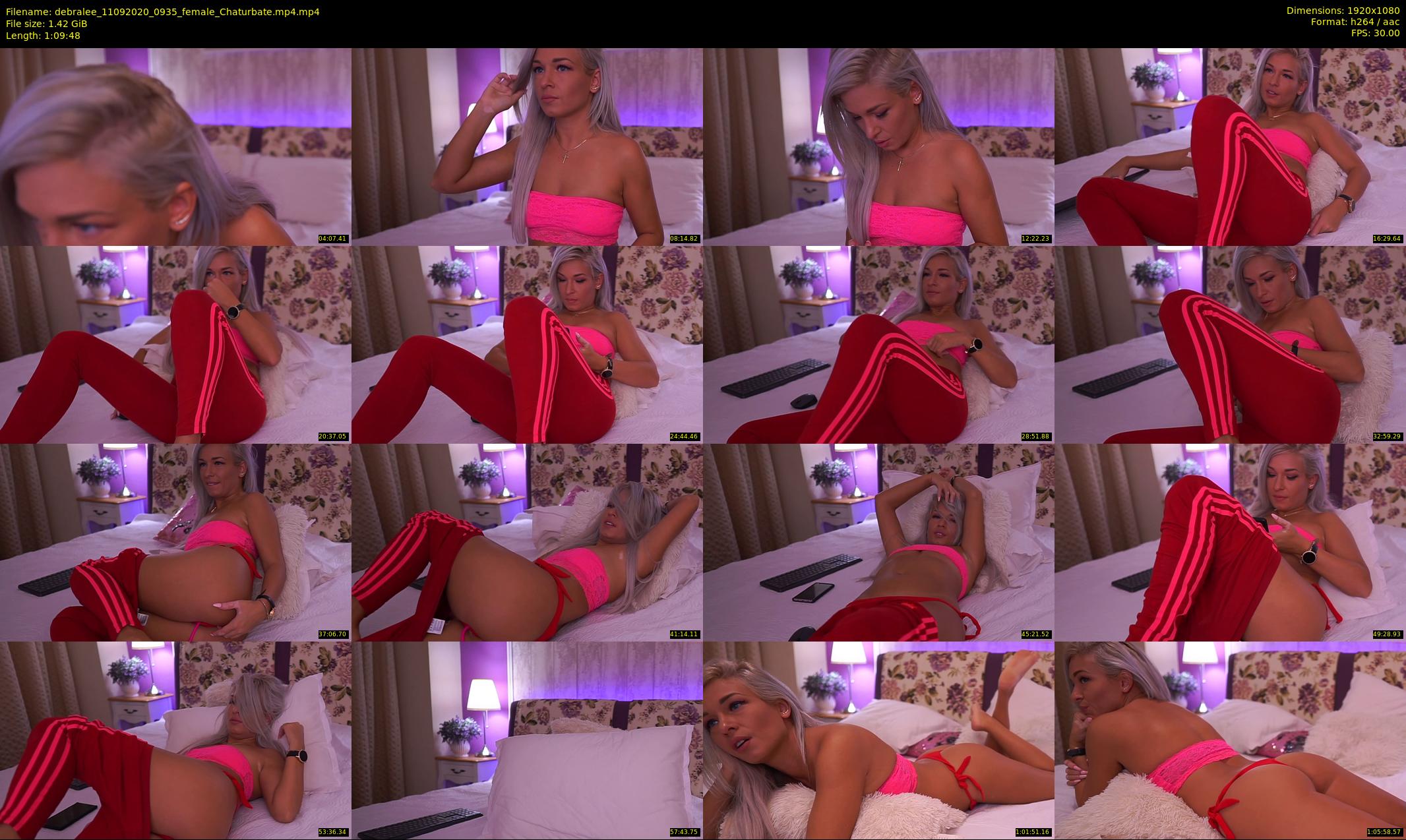 debralee — 70 minute Chaturbate female cam show recording, 1080p, Sep 11, 2020