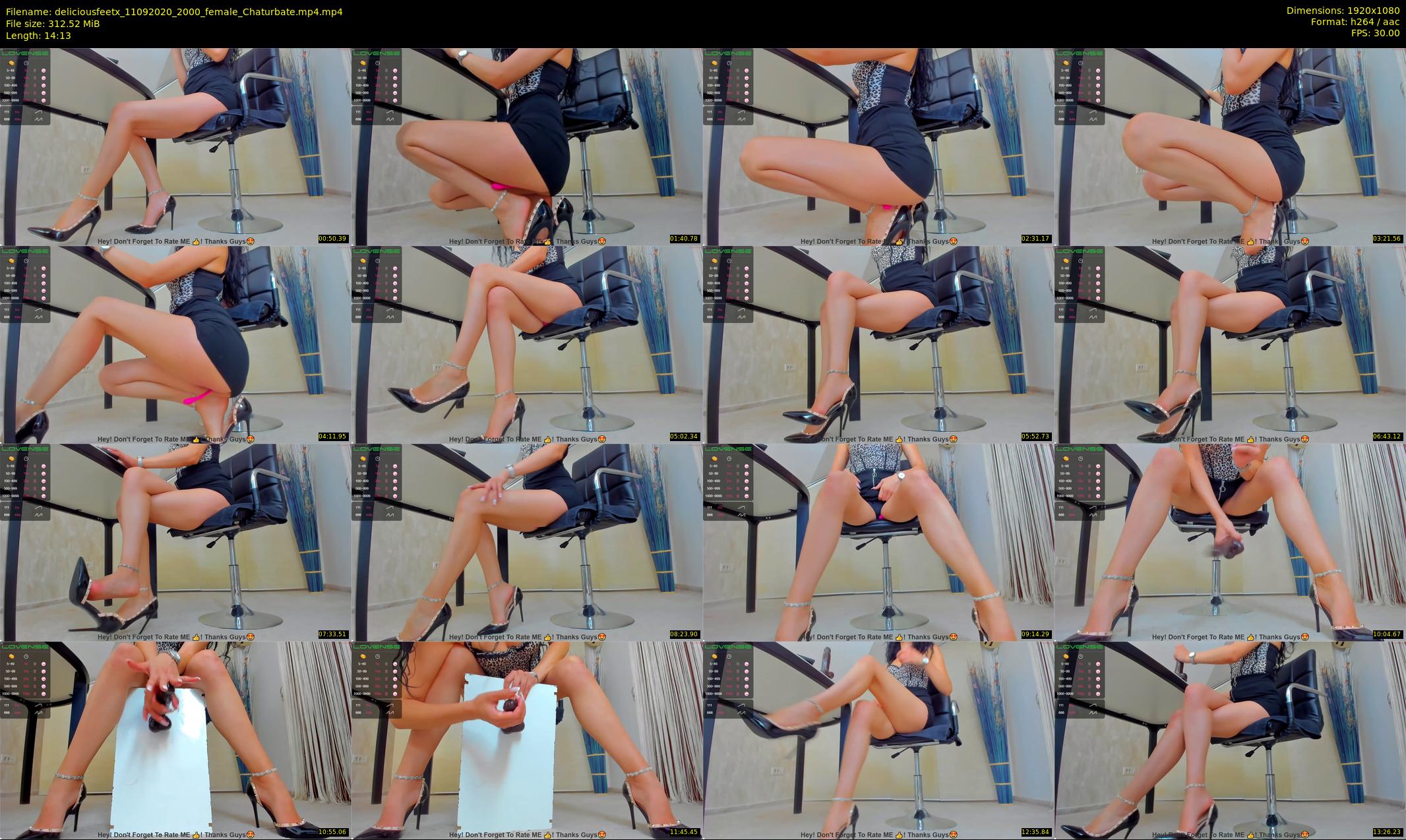 deliciousfeetx — 15 minute Chaturbate female cam show recording, 1080p, Sep 11, 2020