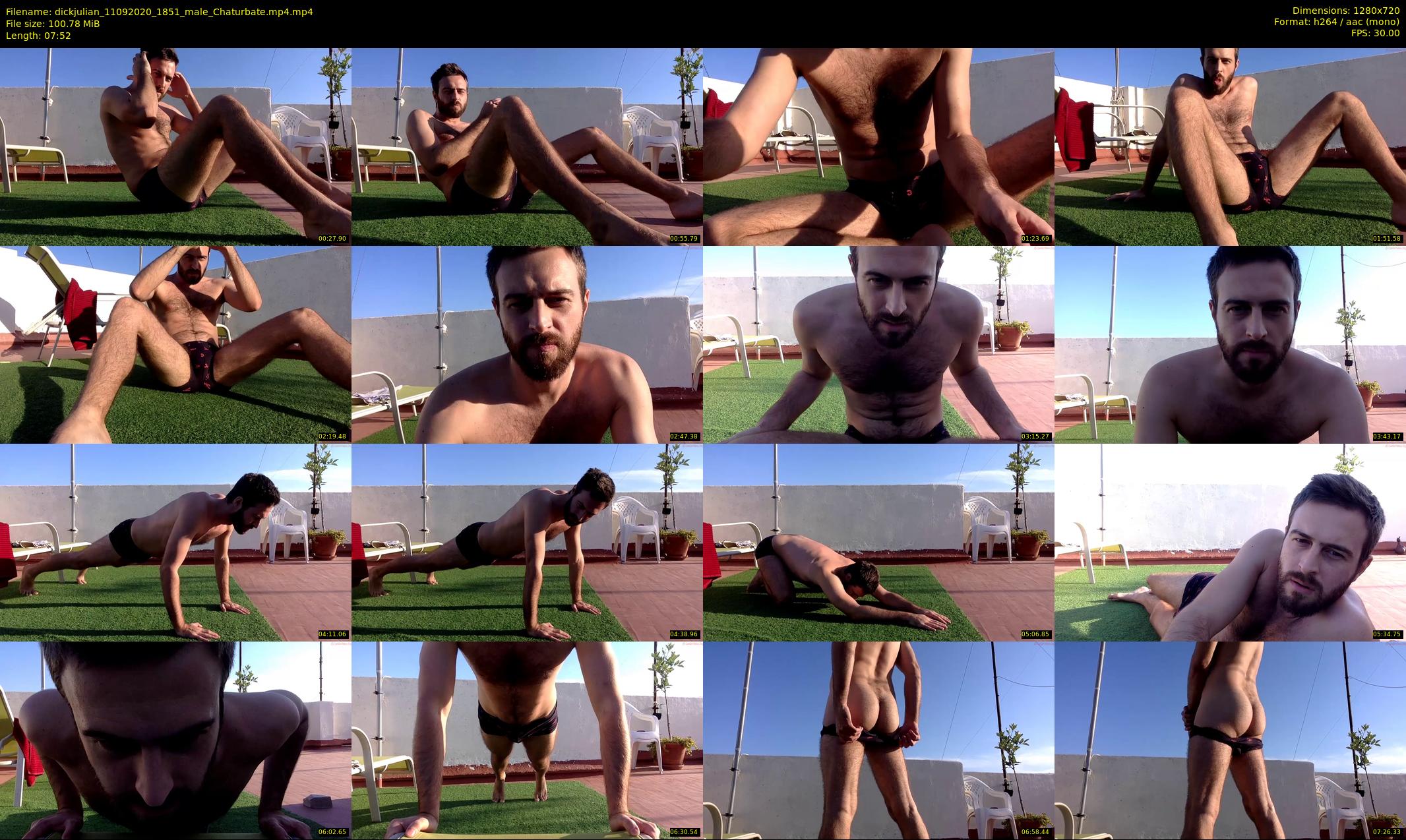 dickjulian — 8 minute Chaturbate male cam show recording, 720p, Sep 11, 2020