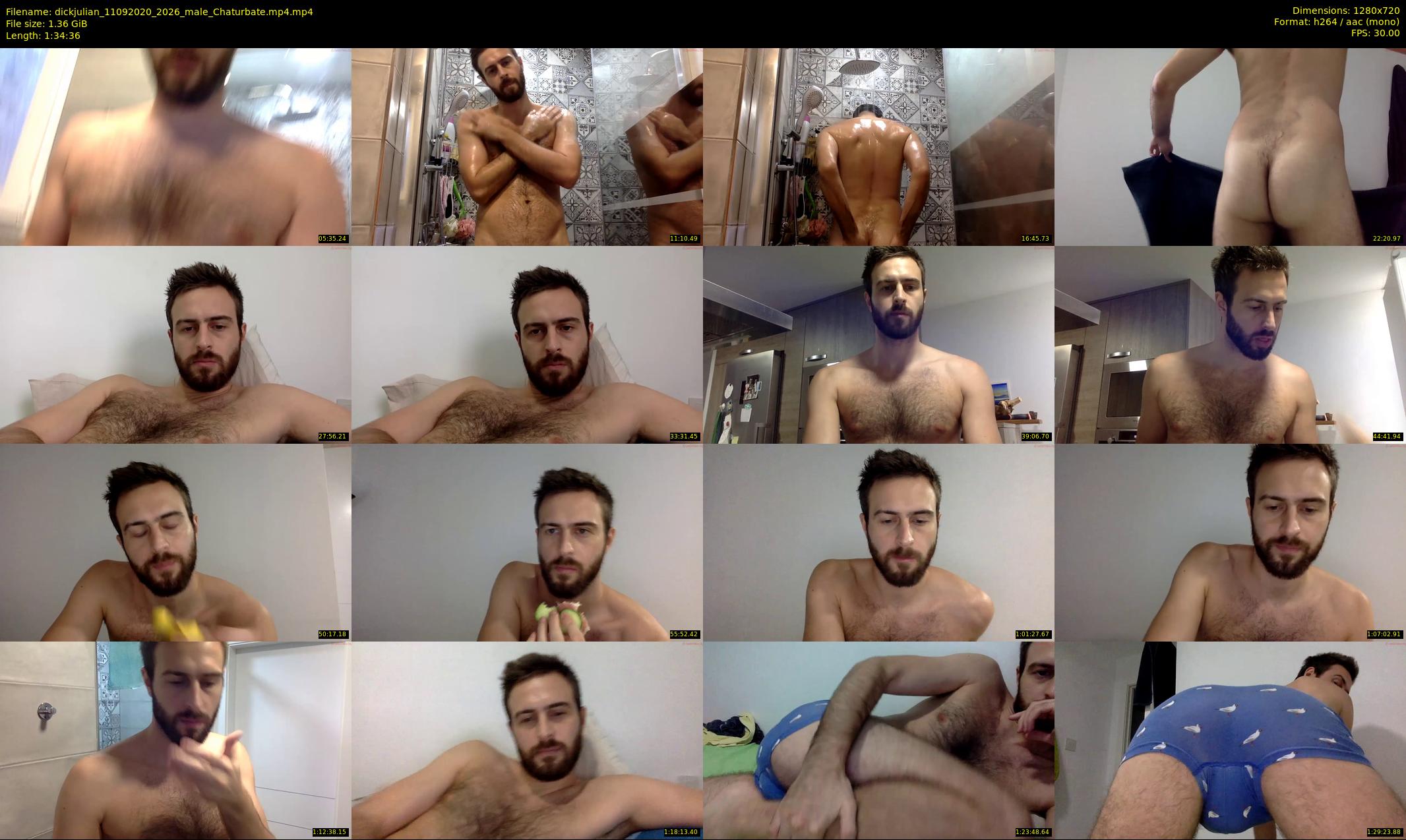 dickjulian — 95 minute Chaturbate male cam show recording, 720p, Sep 11, 2020
