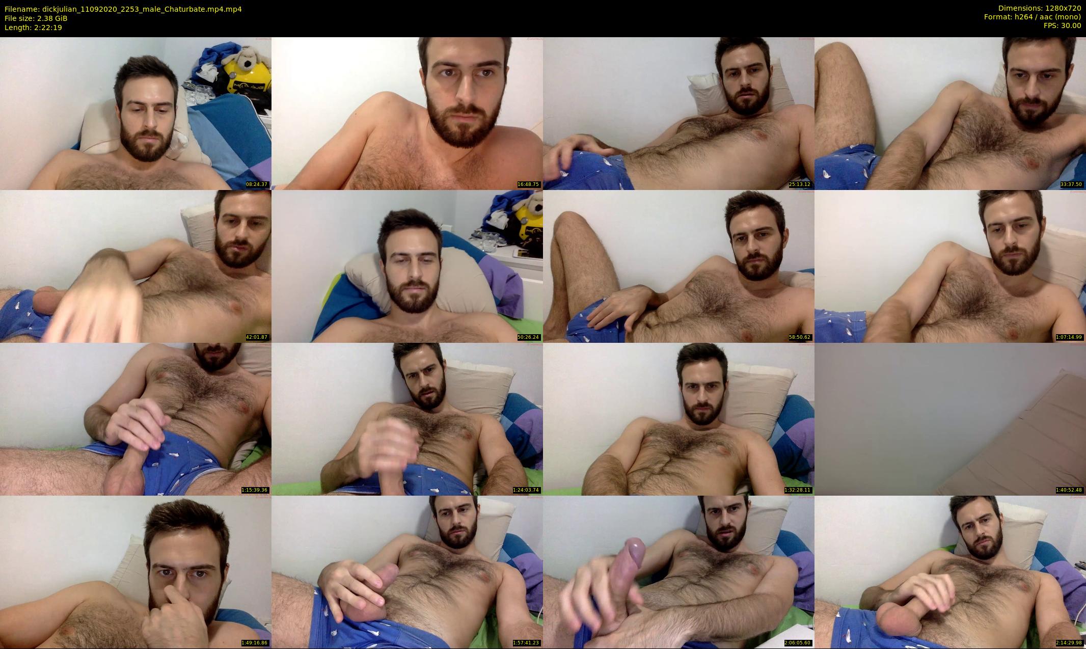 dickjulian — 143 minute Chaturbate male cam show recording, 720p, Sep 11, 2020