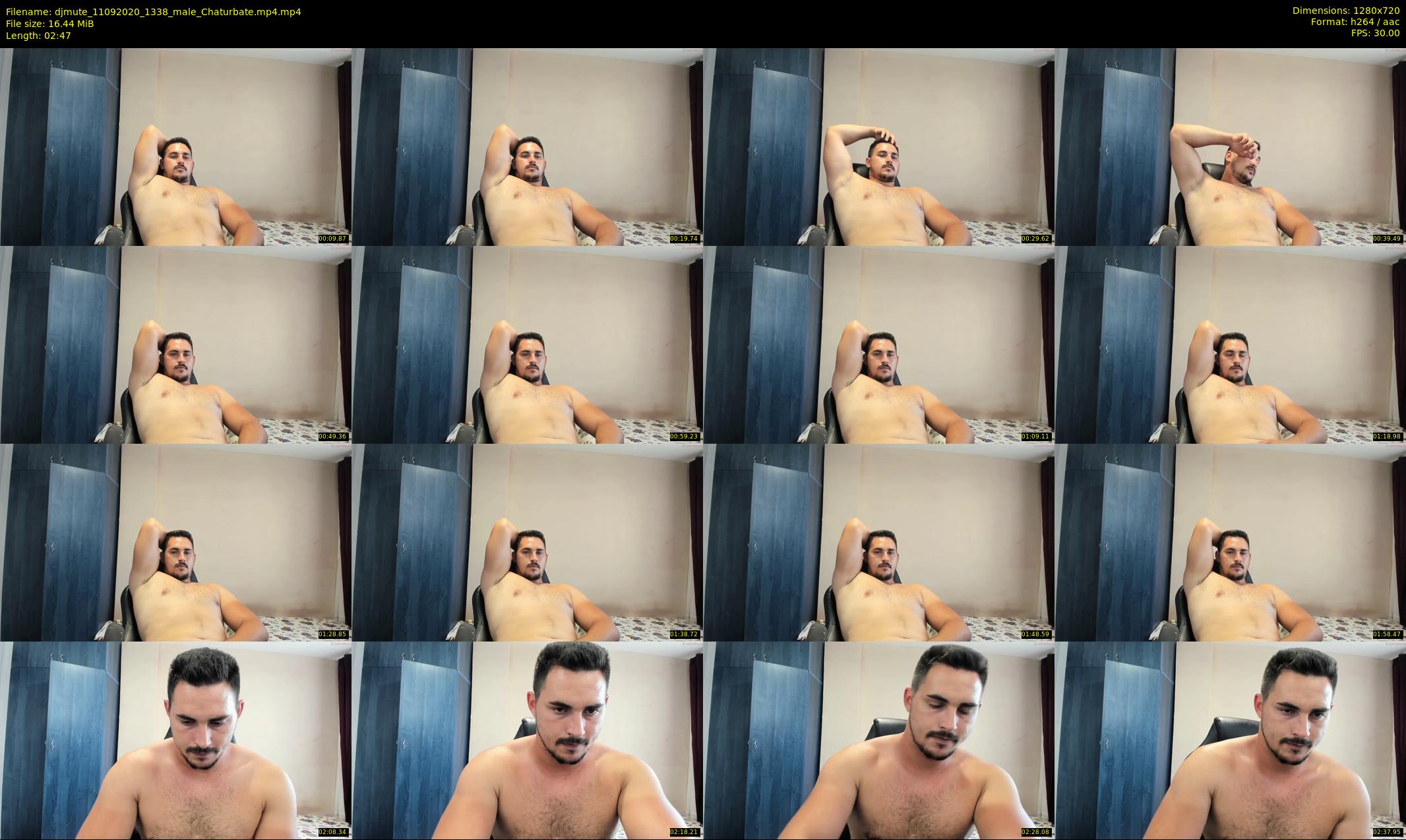 djmute — 3 minute Chaturbate male cam show recording, 720p, Sep 11, 2020